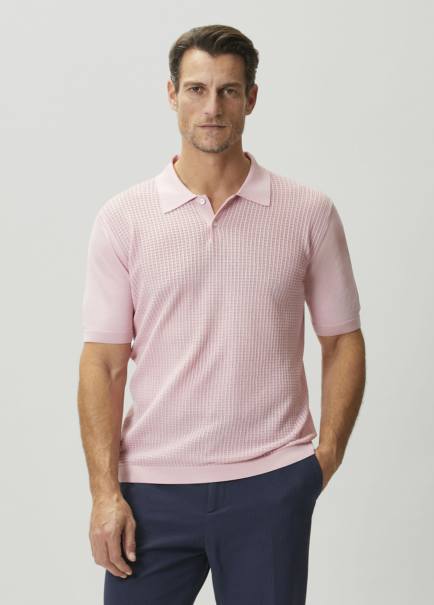 Pembe Polo Triko