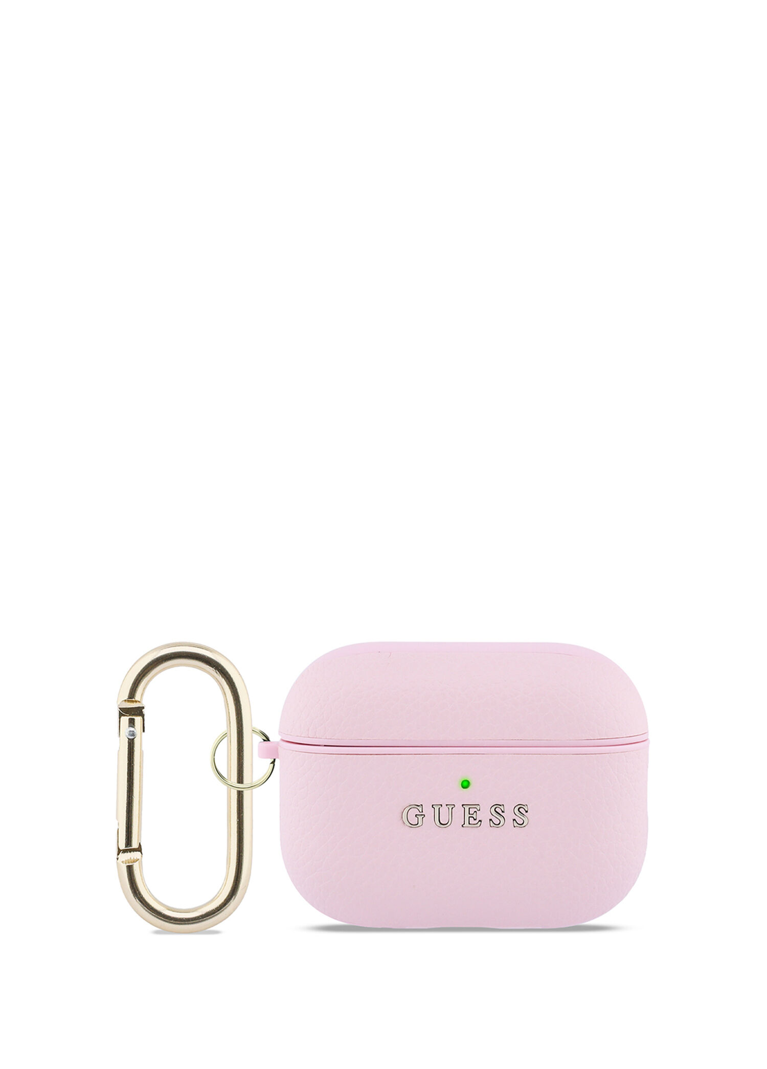 AirPods Pro 3 Uyumlu Pembe PU Deri Anahtarlıklı Kulaklık Kılıfı