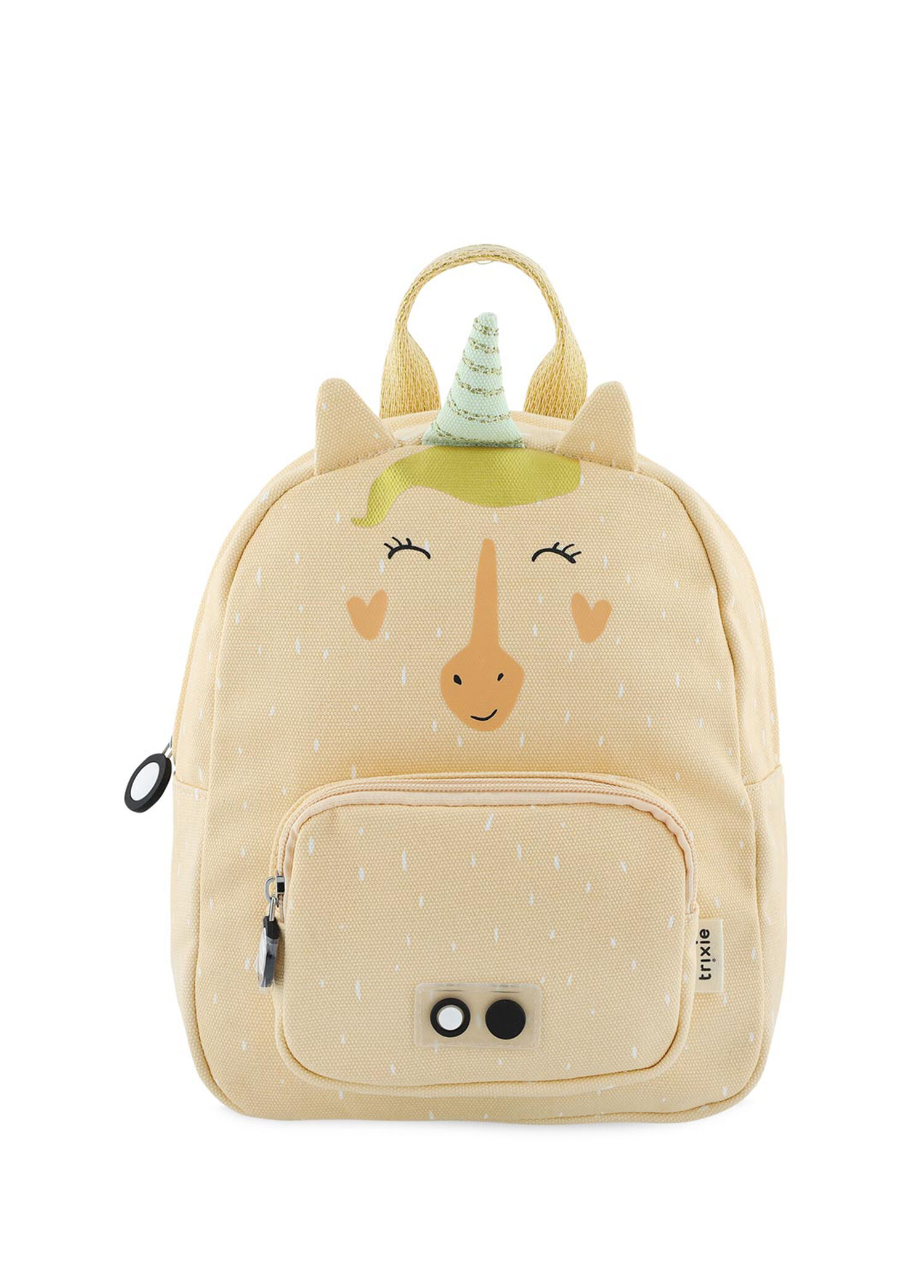 Mrs. Unicorn Backpack Bej Desenli Küçük Boy Unisex Çocuk Sırt Çantası
