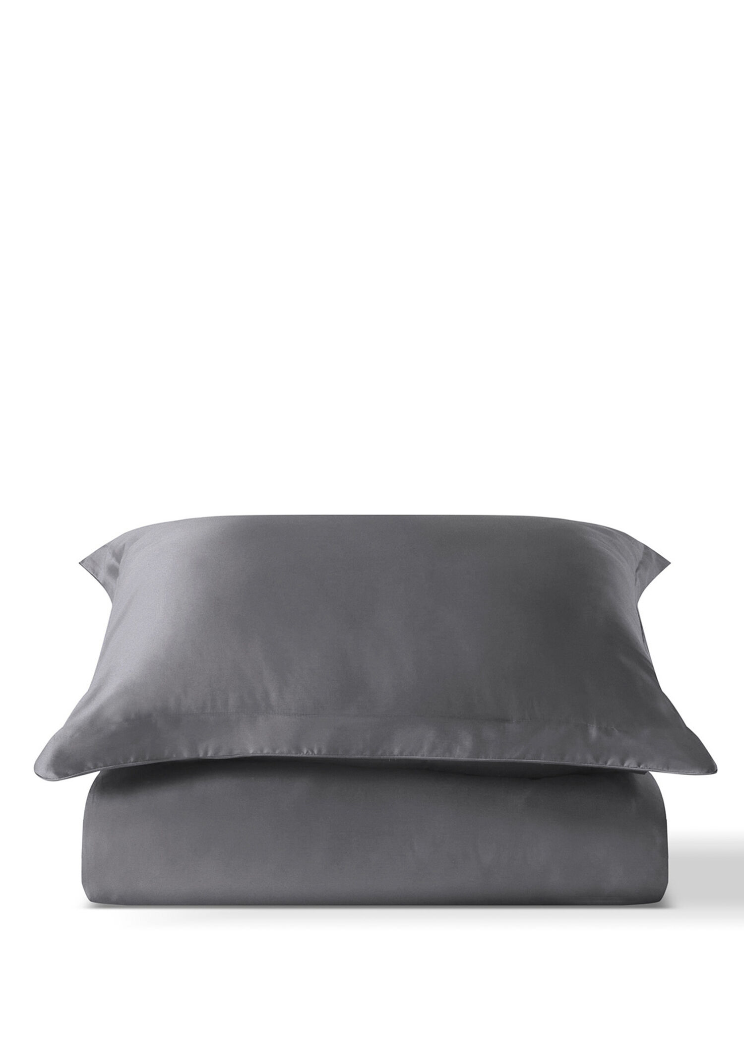 Polos Junco Antrasit Pamuk Saten Super King Size Nevresim Takımı 260 x 240 cm