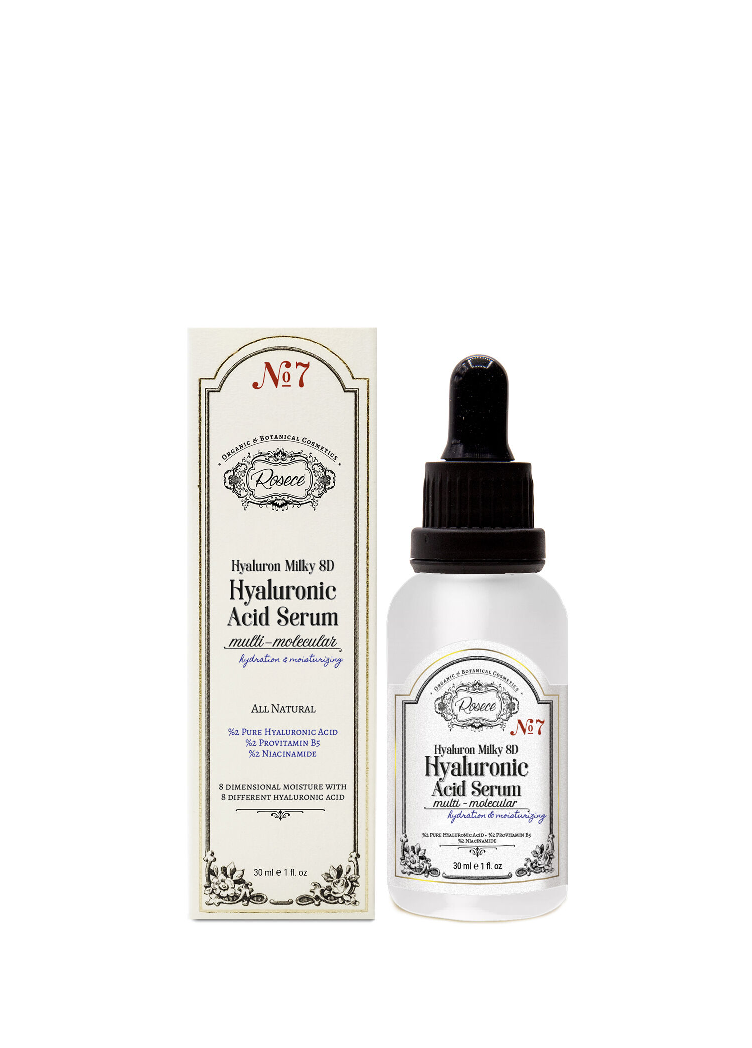 Hyaluron Milky 8D Multi Moleküler Hyaluronik Asit Serum 30 ml