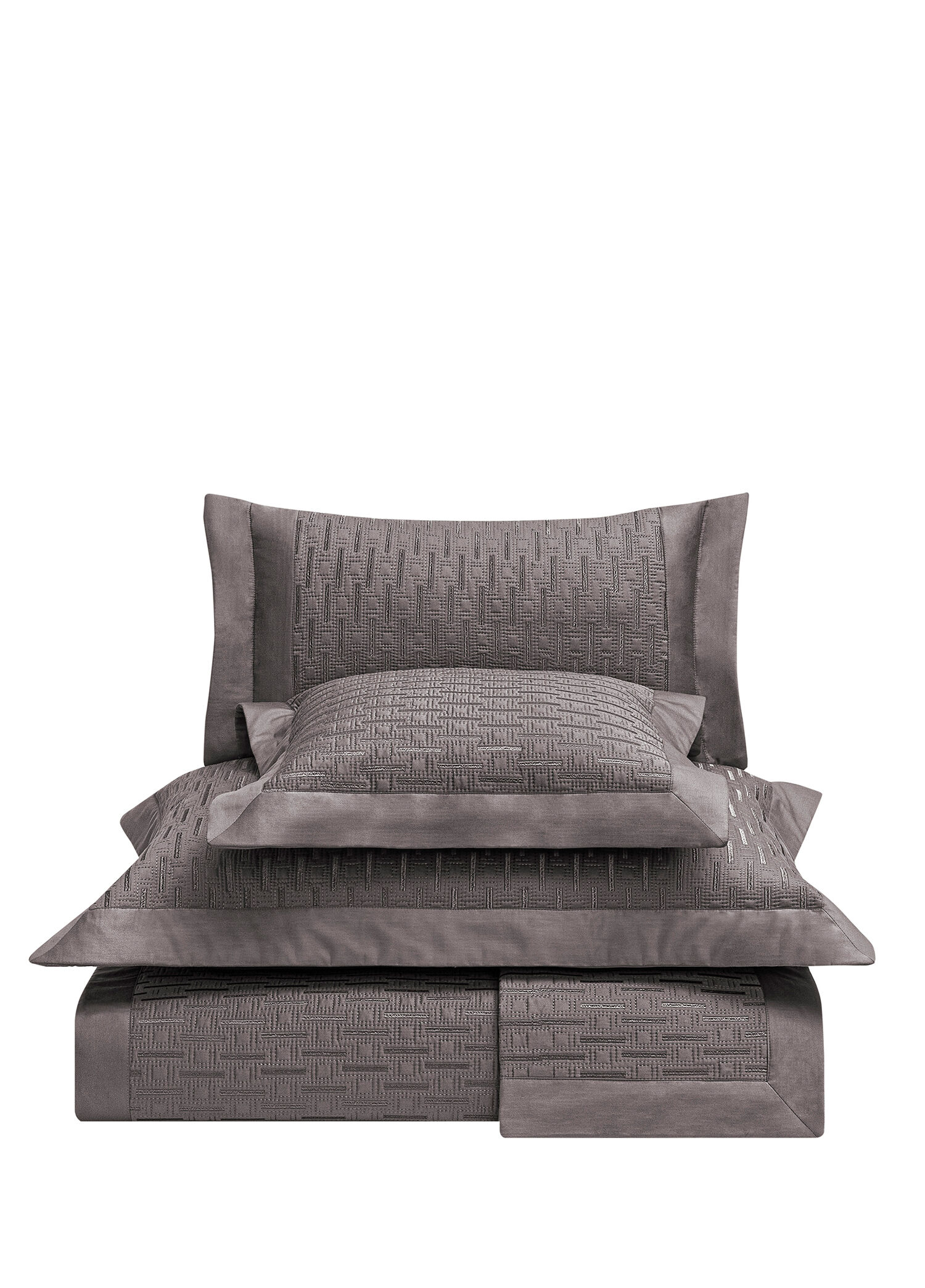 Cole Antrasit Pamuklu Ekstra King Size Yatak Örtüsü Seti 270 x 260 cm