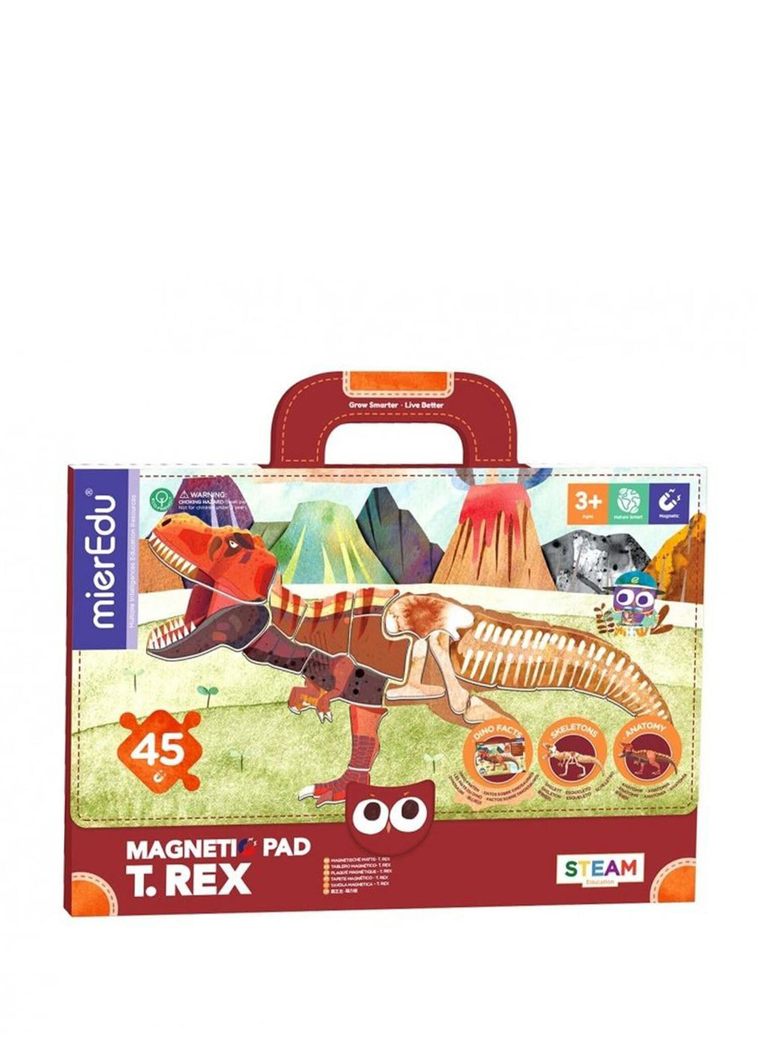 T-Rex 73 Parça Manyetik Tablet Çocuk Puzzle