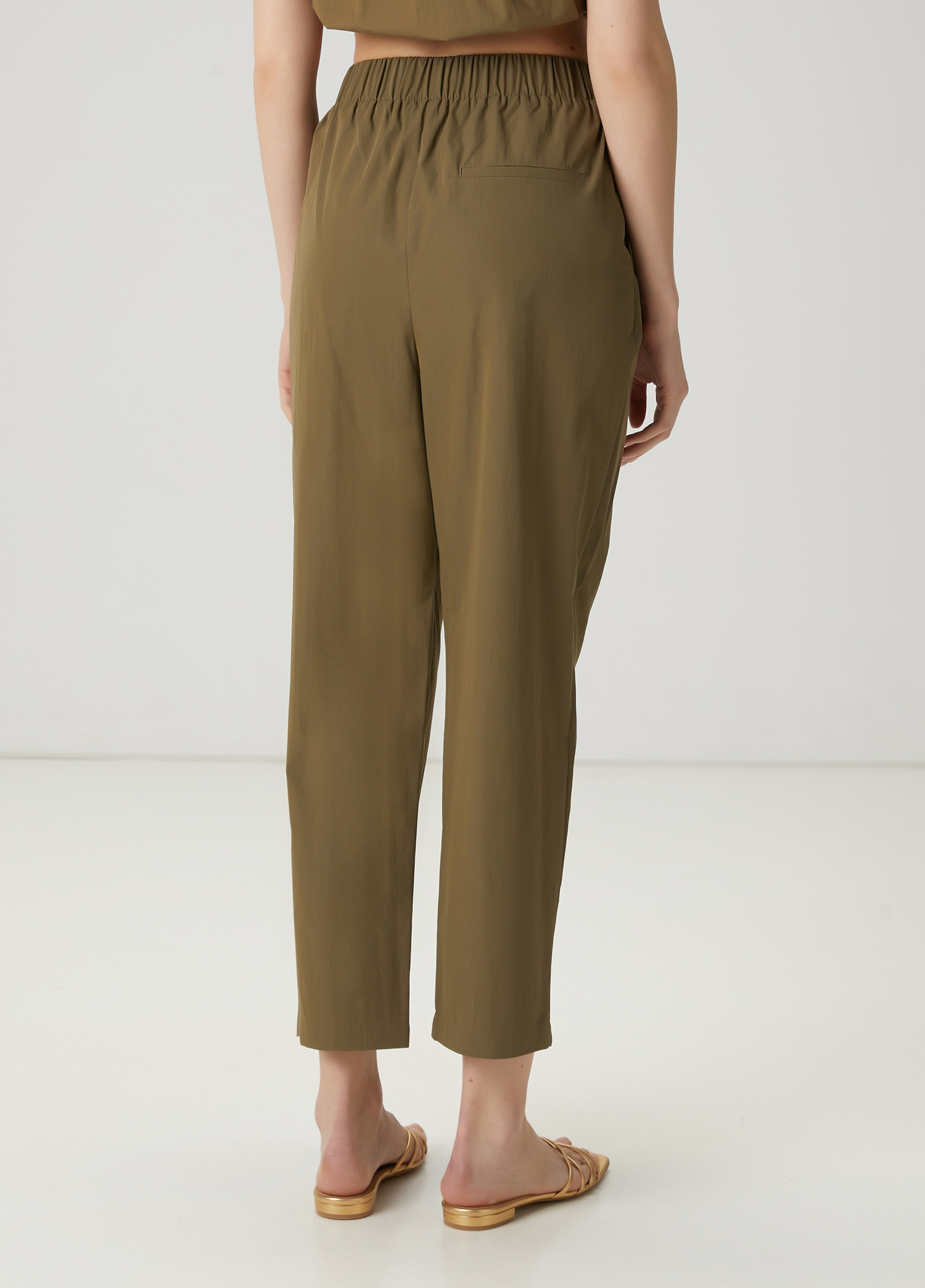 Haki Poplin Pantolon_3
