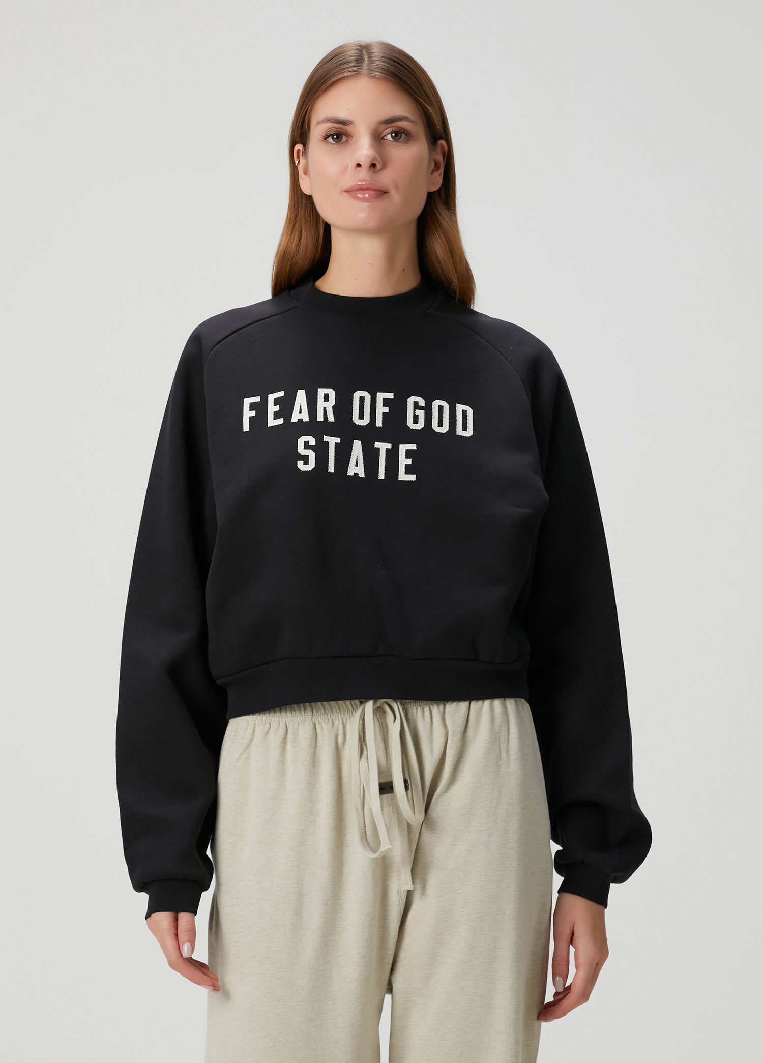 Siyah Logolu Sweatshirt