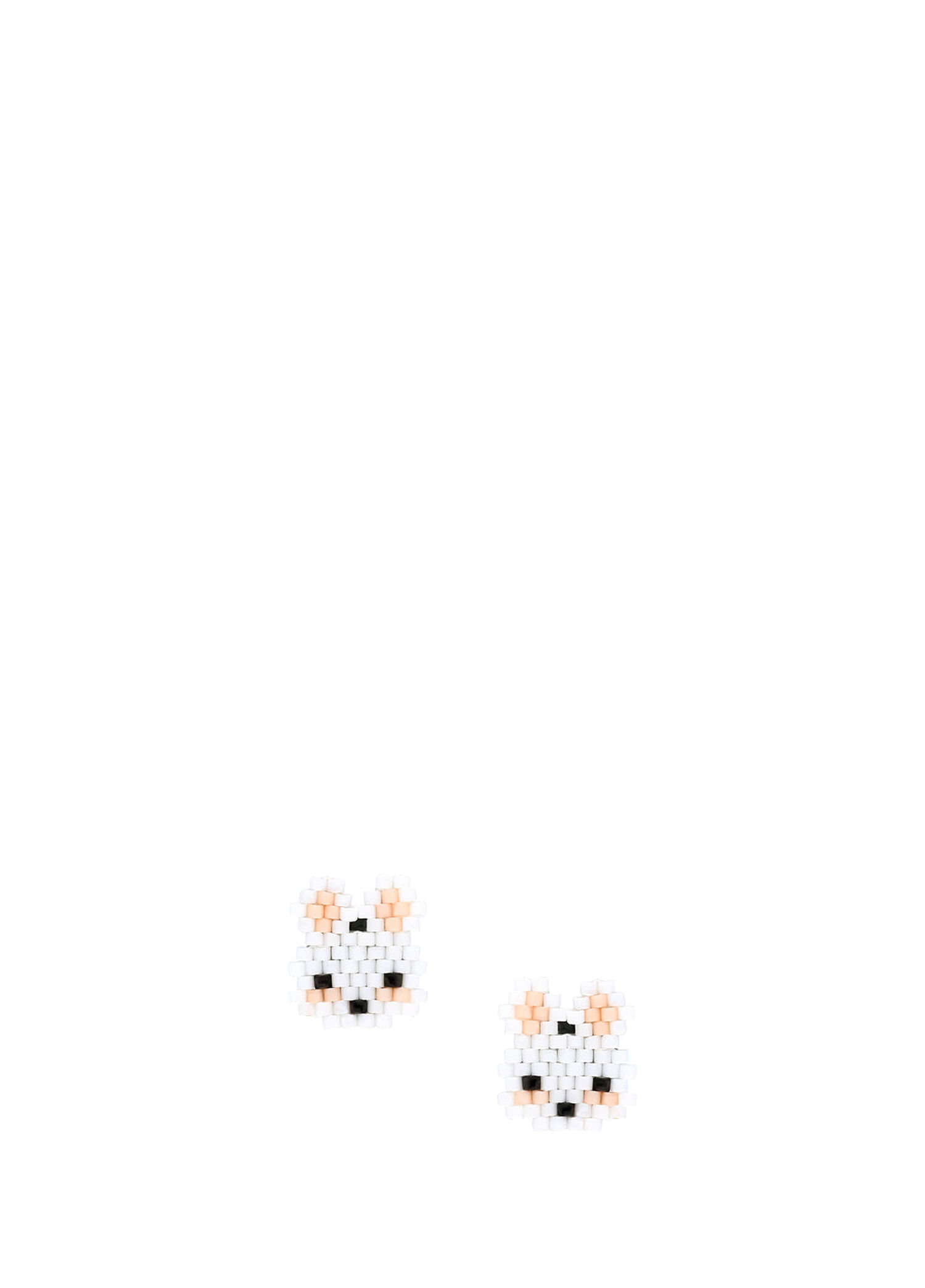 Miyuki Rabbit Beyaz Kız Çocuk Küpe