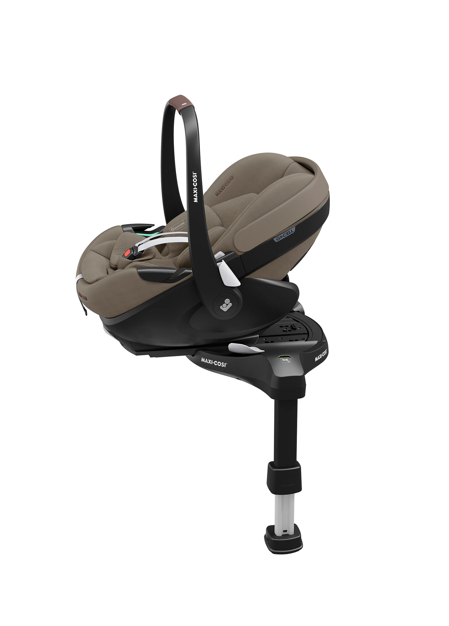 Pebble 360 Pro Kızaklı Araç Dışına Çıkabilen ADAC'lı 360 Dönebilen Tam Yatabilen İsofix Bazalı 0-13 kg Twillic Truffle Ana Kucağı