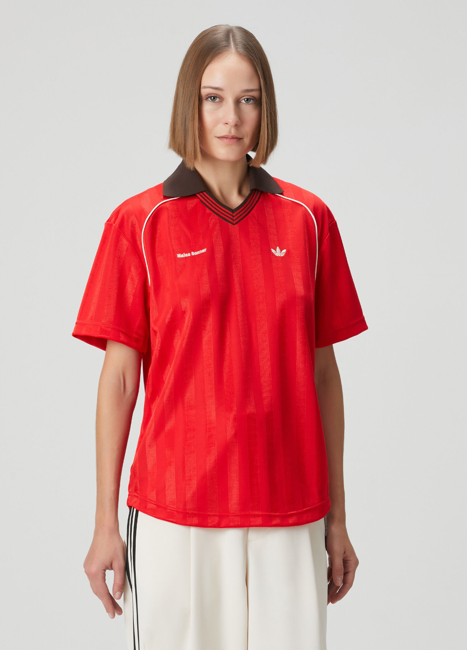 adidas Wales Bonner 赤 ポロシャツ S Buy adidas Originals x Wales Bonner Terry Polo Shirt in red