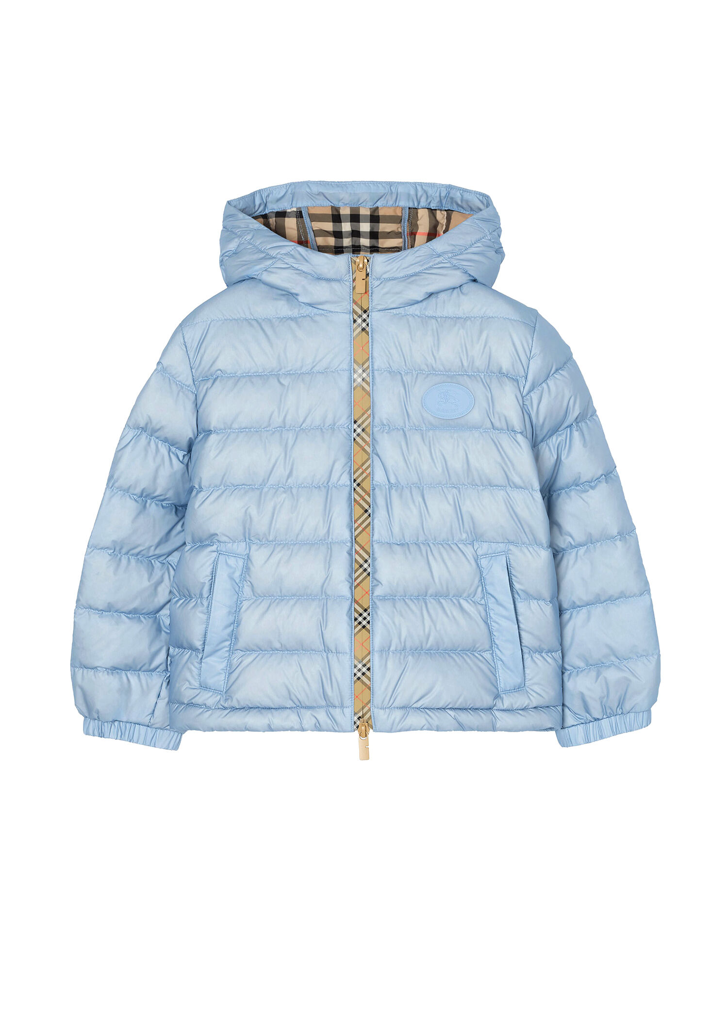 Henry Mavi Kapüşonlu Unisex Çocuk Şişme Mont