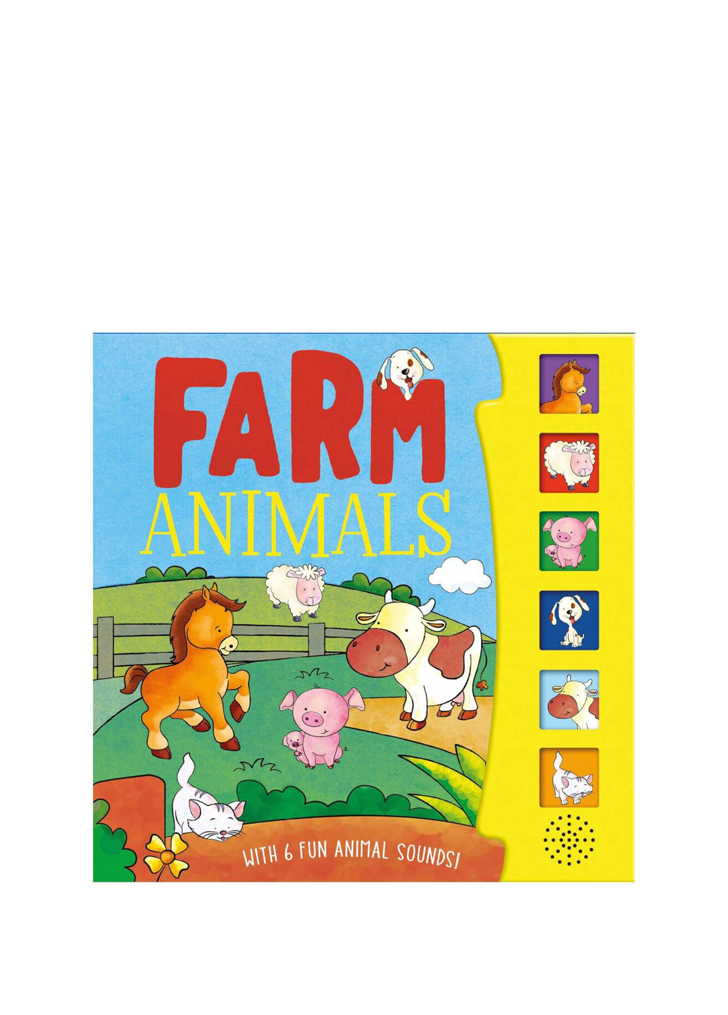 Farm Animals 6 Button Sound Book Yabancı Dil Sesli Çocuk Kitabı