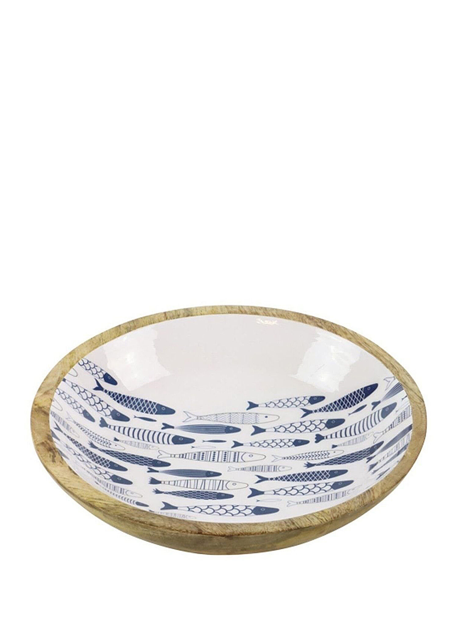 Fische Balık Desenli Mango Kase 30 cm