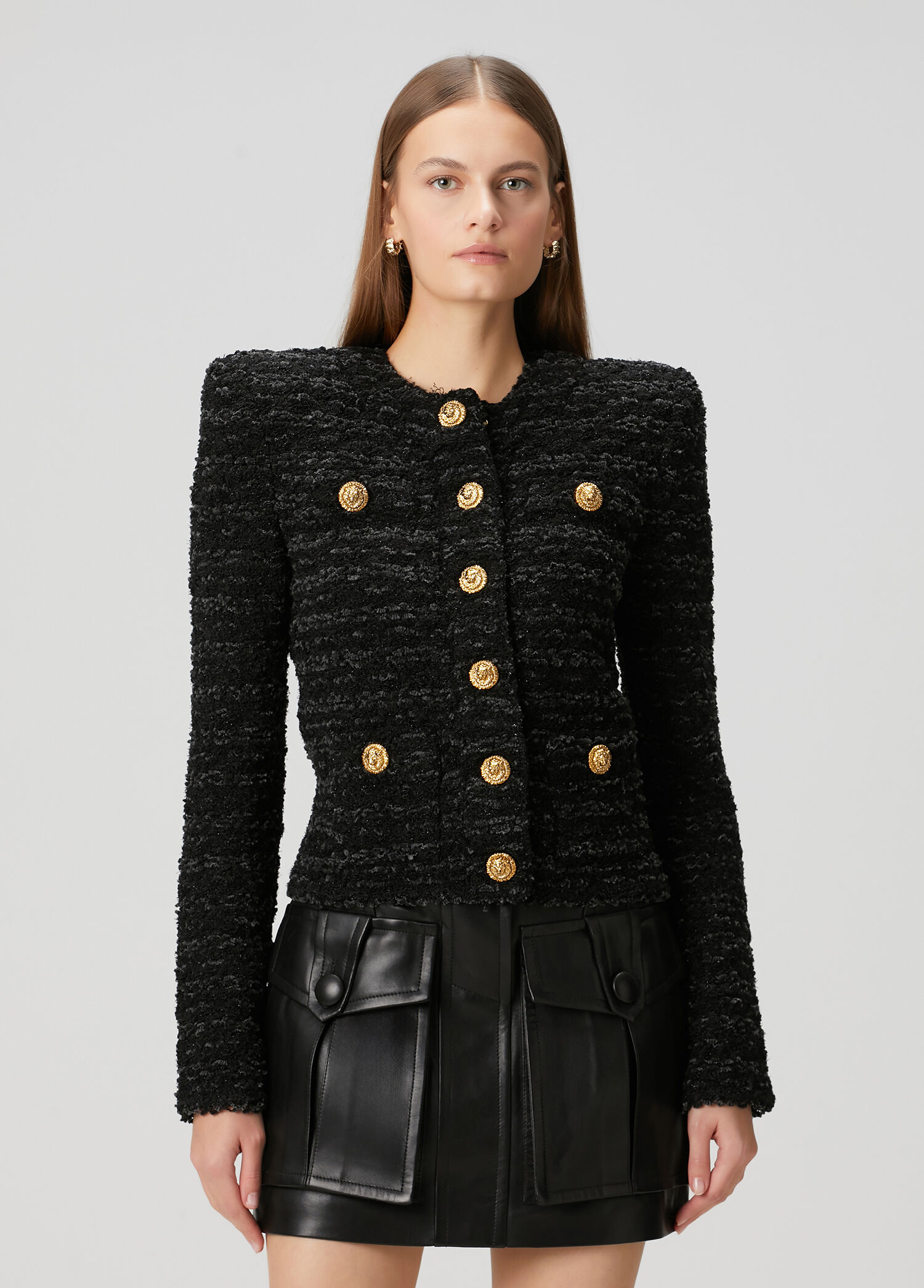 Siyah Tweed Ceket