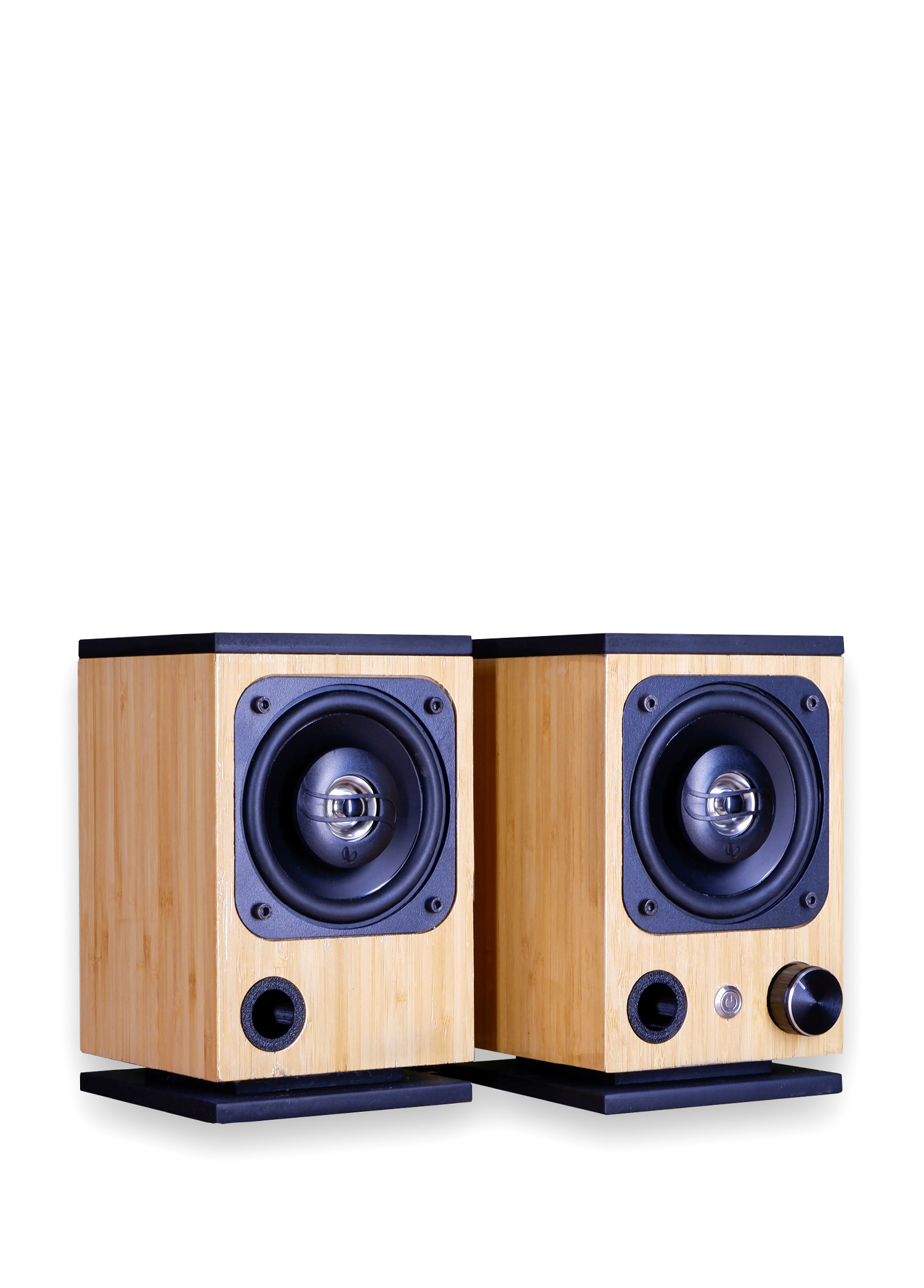 Desktop Hi-Fi Bluetooth Stereo Bambu Hoparlör