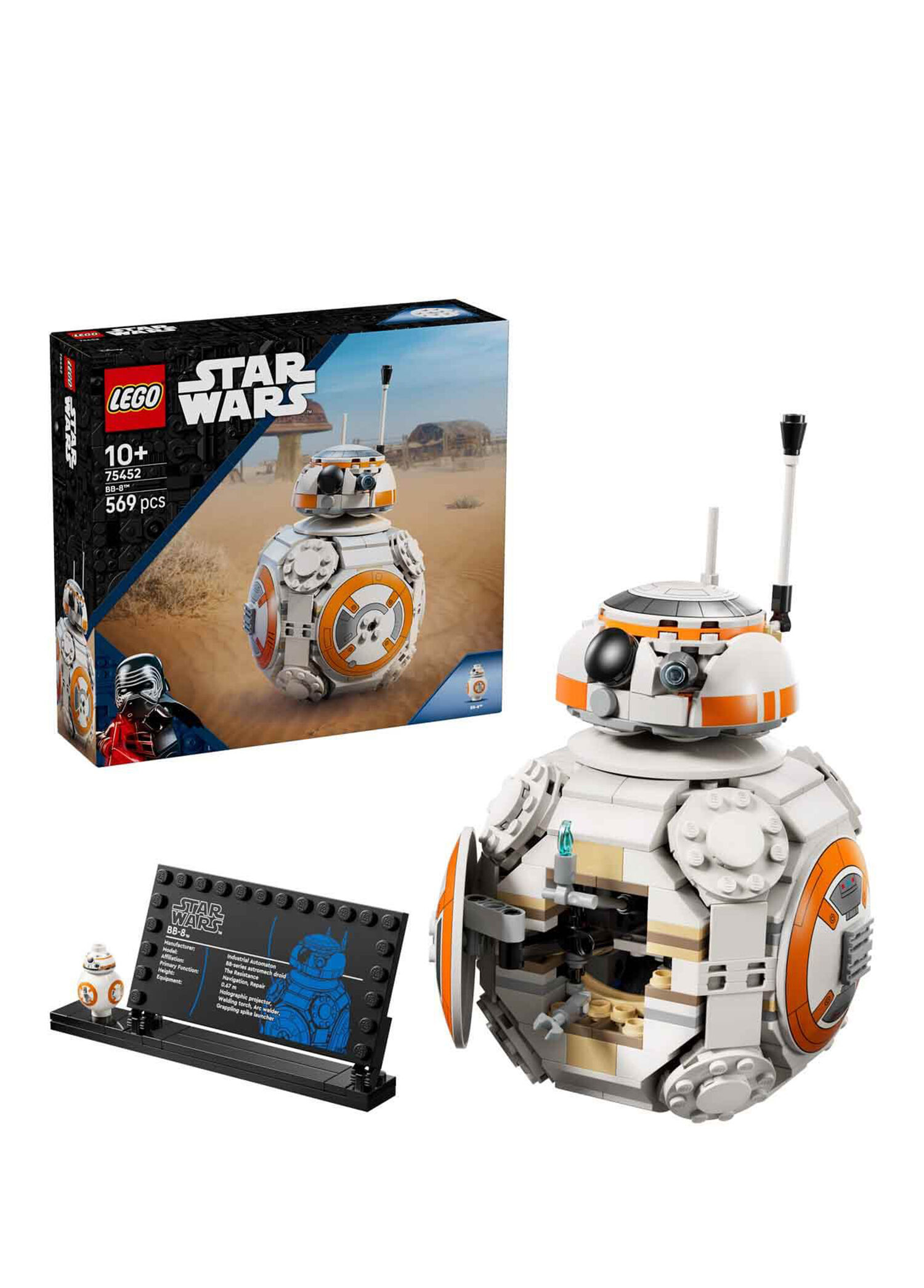 LEGO - Star Wars BB-8 Astromech Droidi 569 Parça 10+ Yaş Yapı