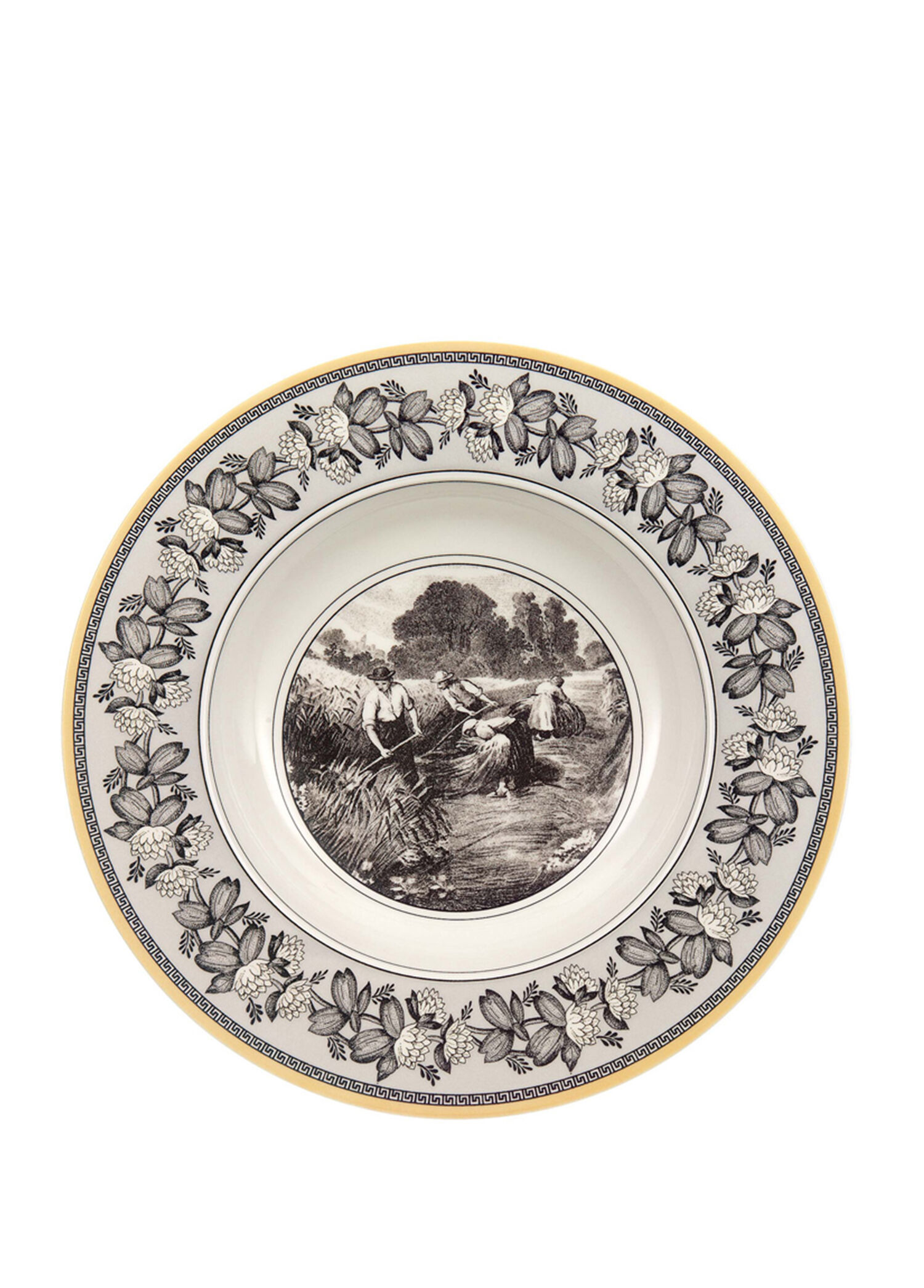 Audun Ferme Porselen Çukur Tabak 24 cm
