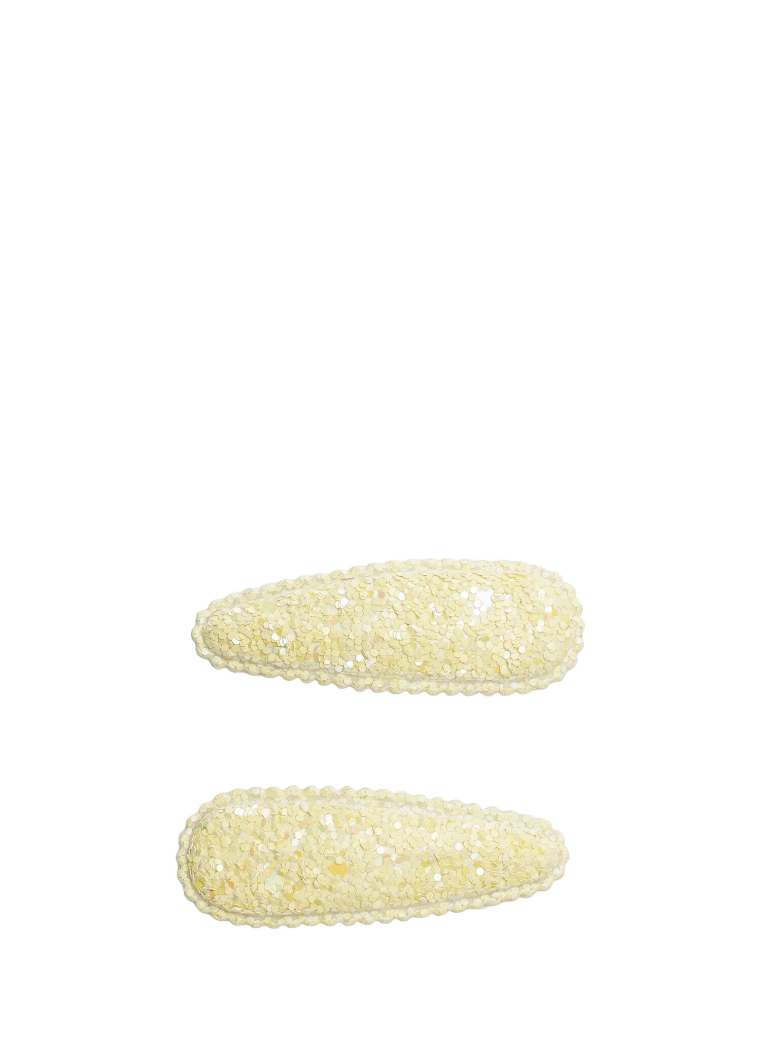 Glitter Yellow 2'li Kız Çocuk Mini Klips Toka