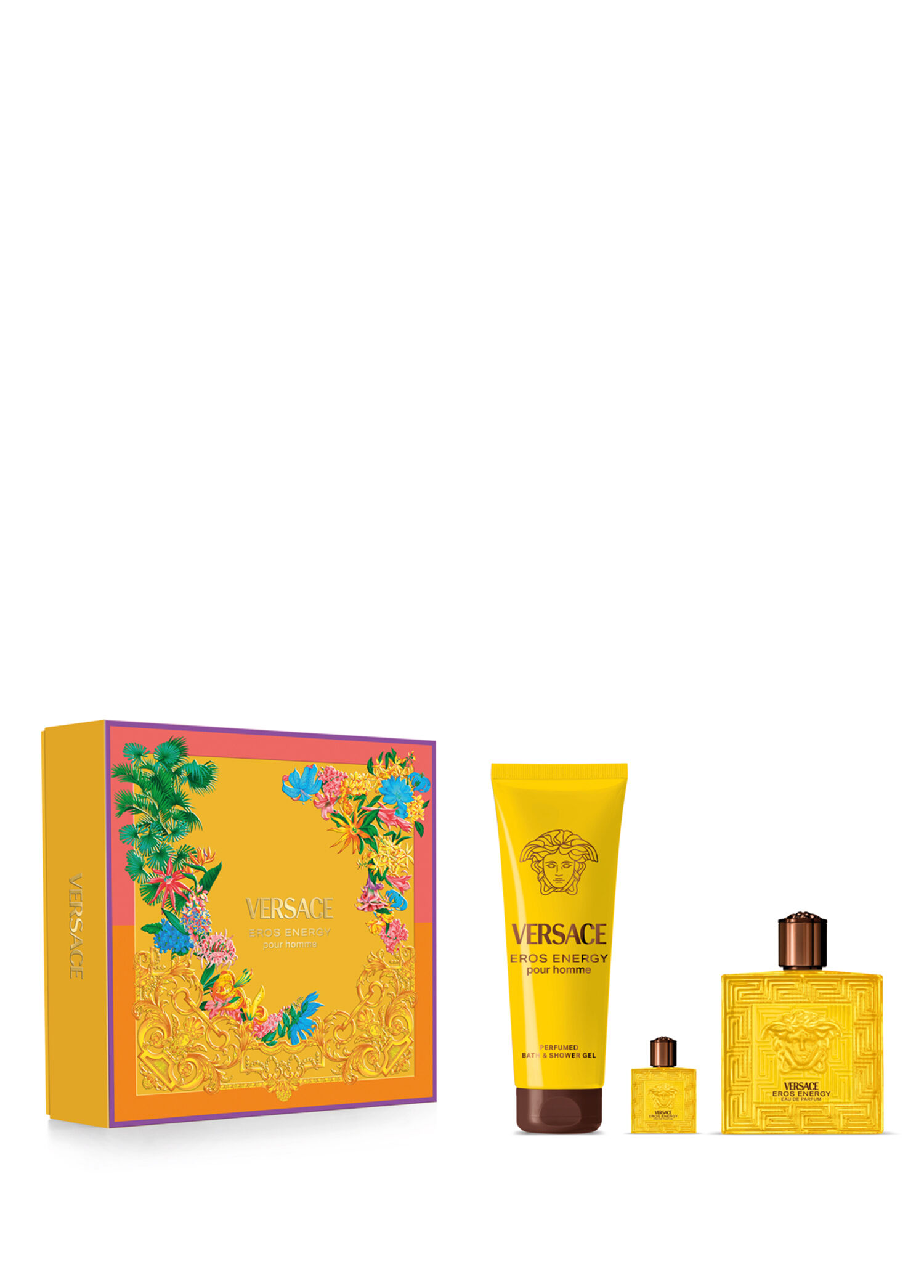 Eros Energy EDP 100 ml Parfüm + Duş Jeli 150 ml + EDP 5 ml Erkek Parfüm Seti