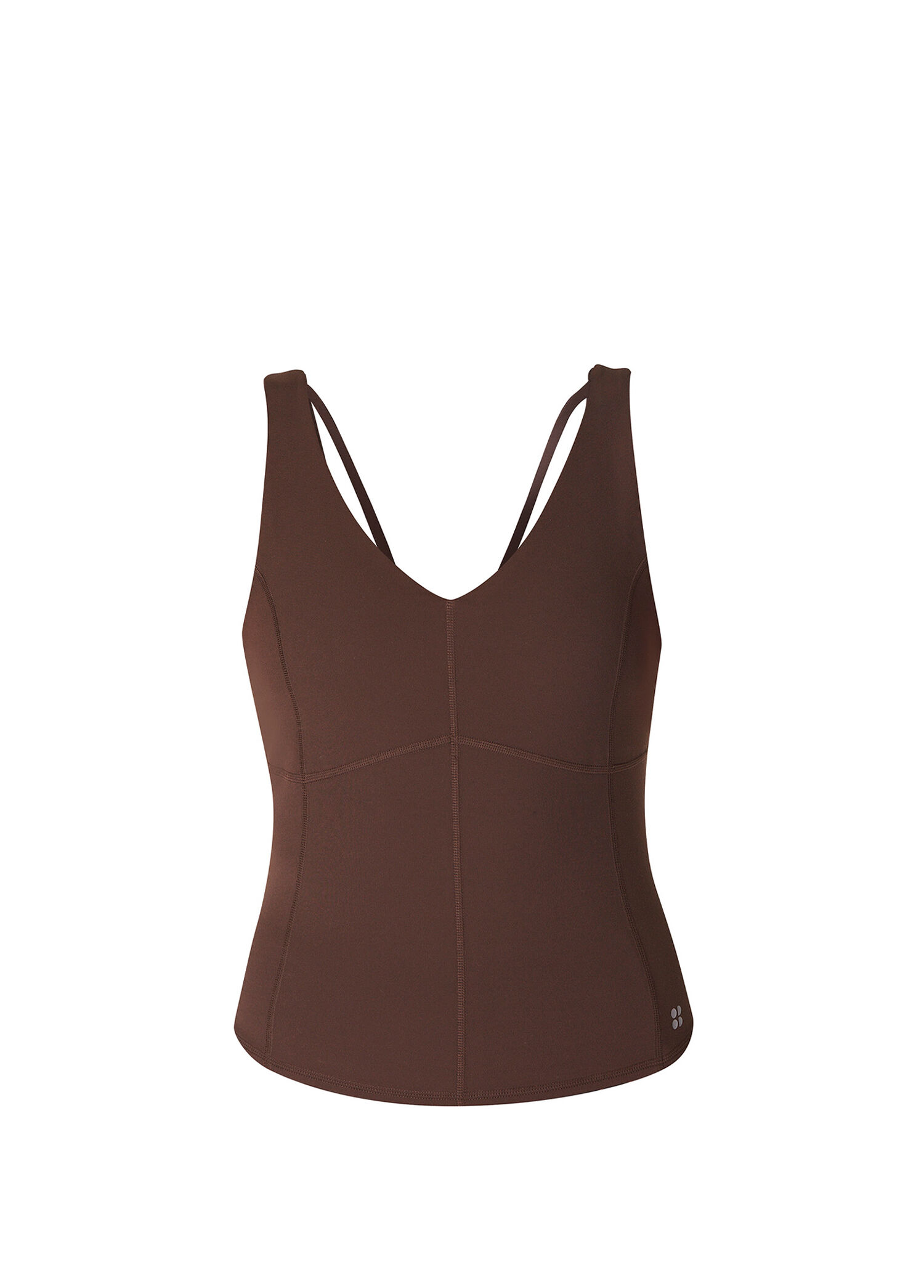 Super Soft Sculpting Tank Top Kahverengi Kadın Spor Atlet