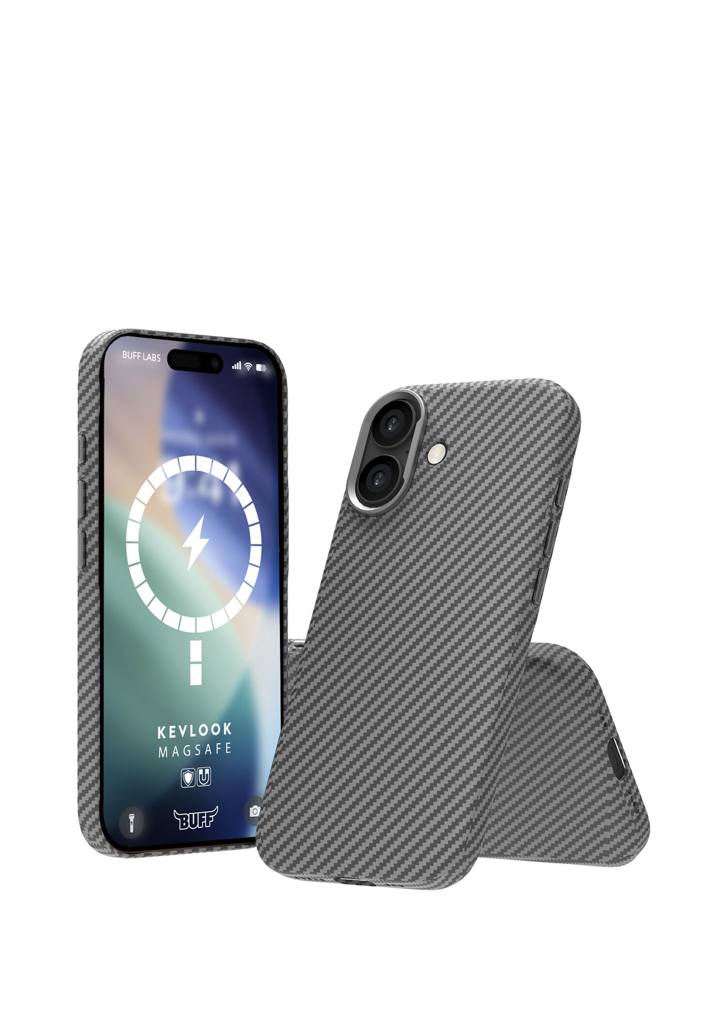Kevlook iPhone 17 Magsafe Uyumlu Gray Telefon Kılıfı