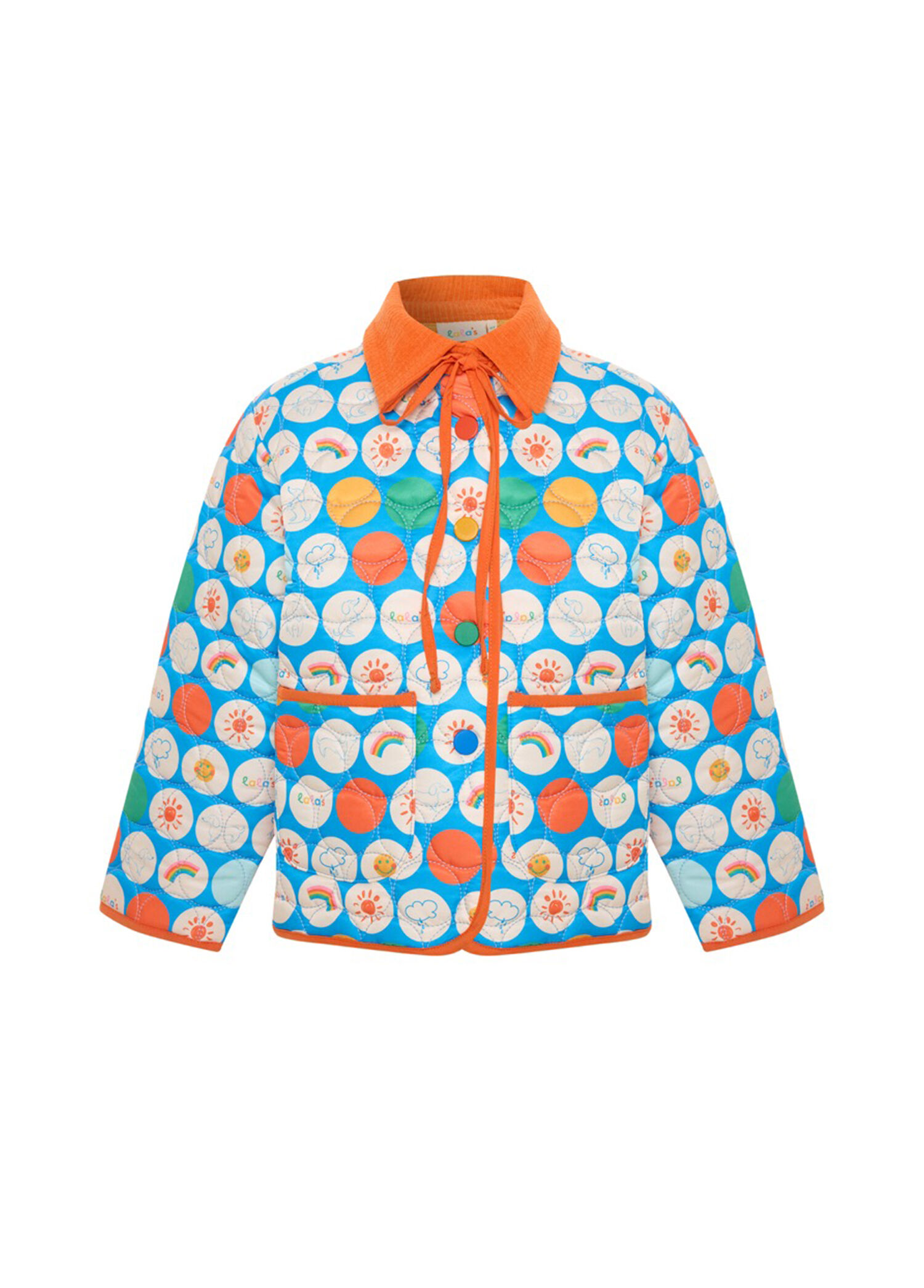Orange Bubble Kapitoneli Unisex Çocuk Ceket