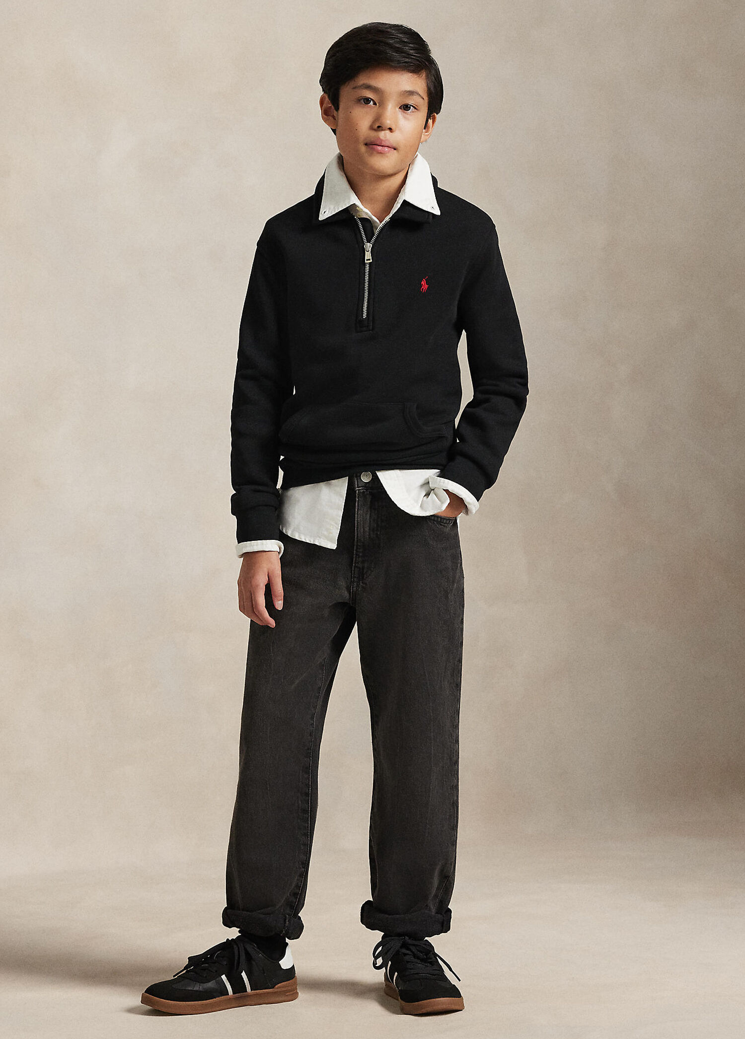 Siyah Erkek Çocuk Sweatshirt