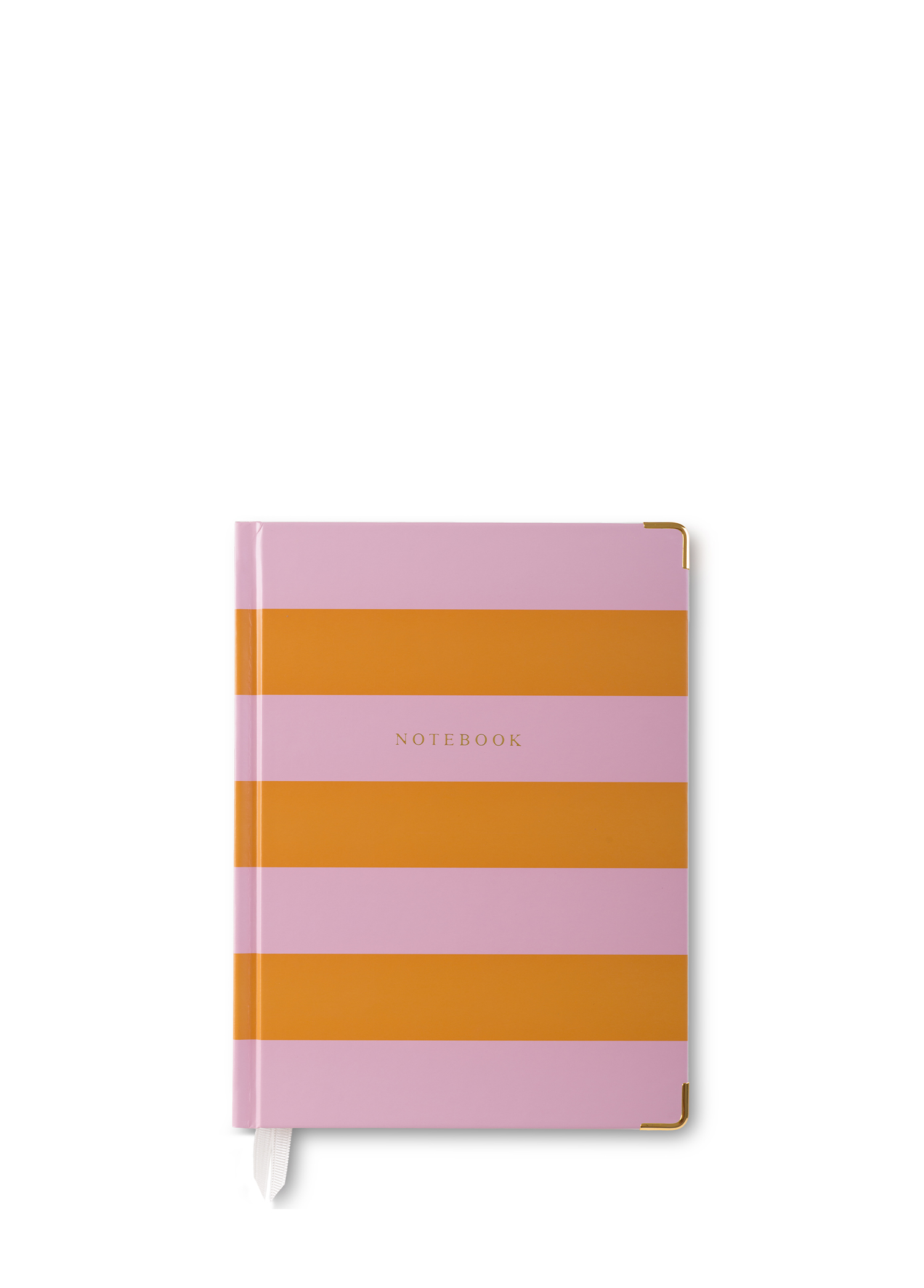 Notebook Pink Orange Çizgili Not Defteri