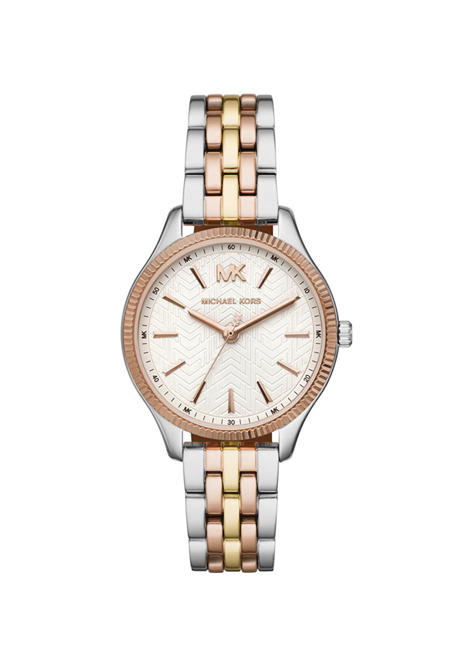 MK6642 Rose Gold Metalik Gri Kadın Kol Saati