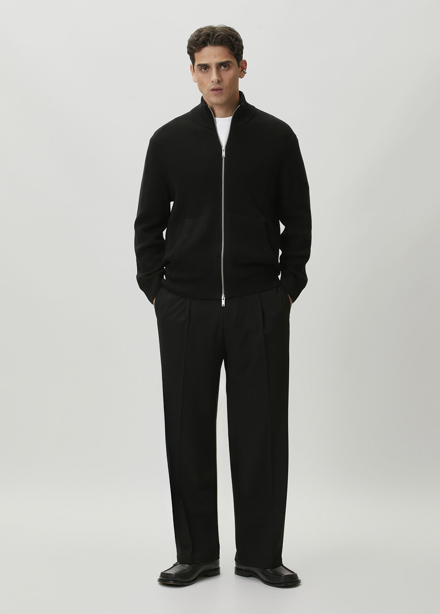 Nate Relaxed Fit Black Pants