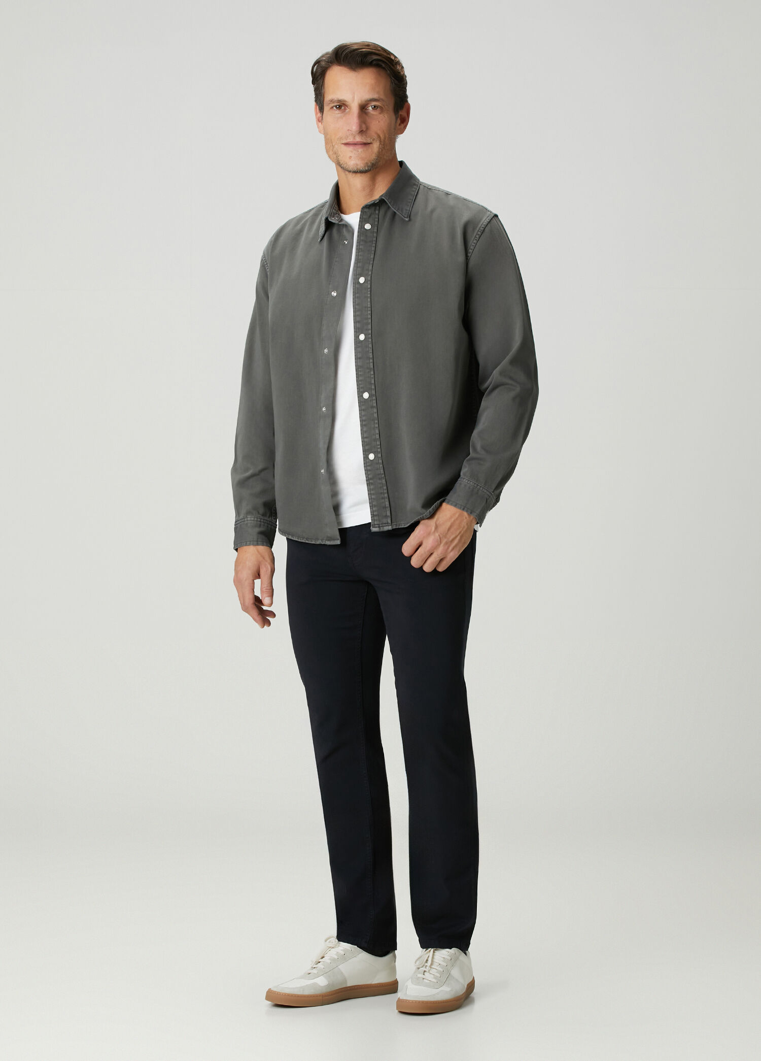 Modern Straight Lacivert Jean Pantolon