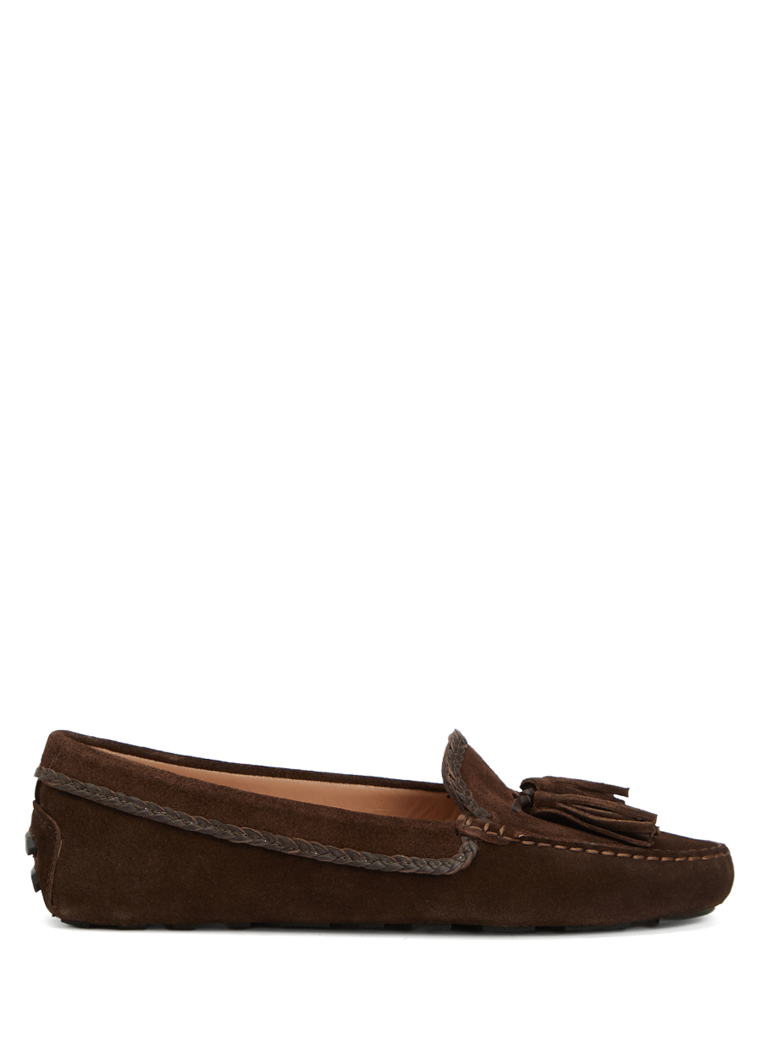Kahverengi Kadın Deri Loafer