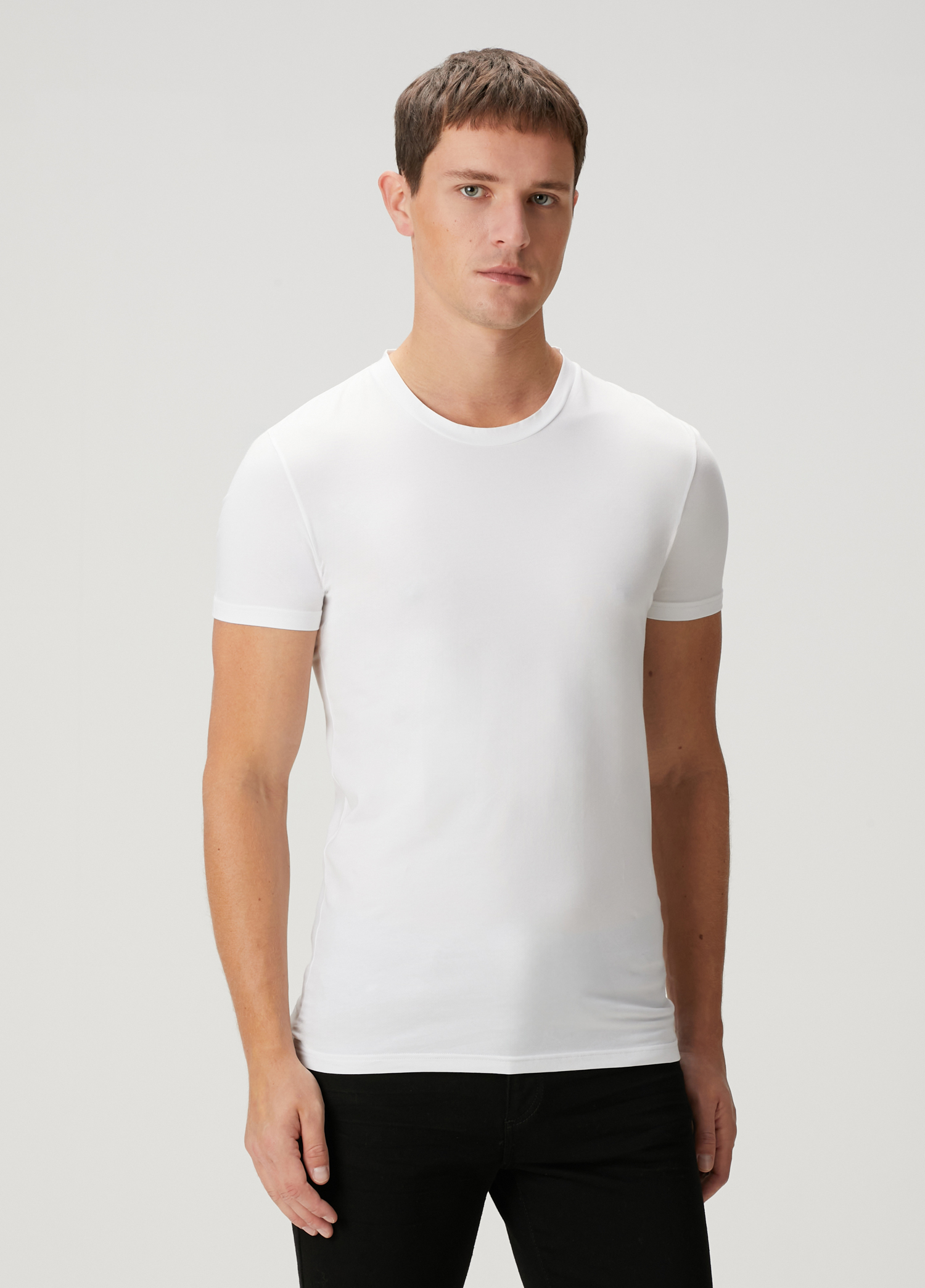 Beyaz Basic T-shirt