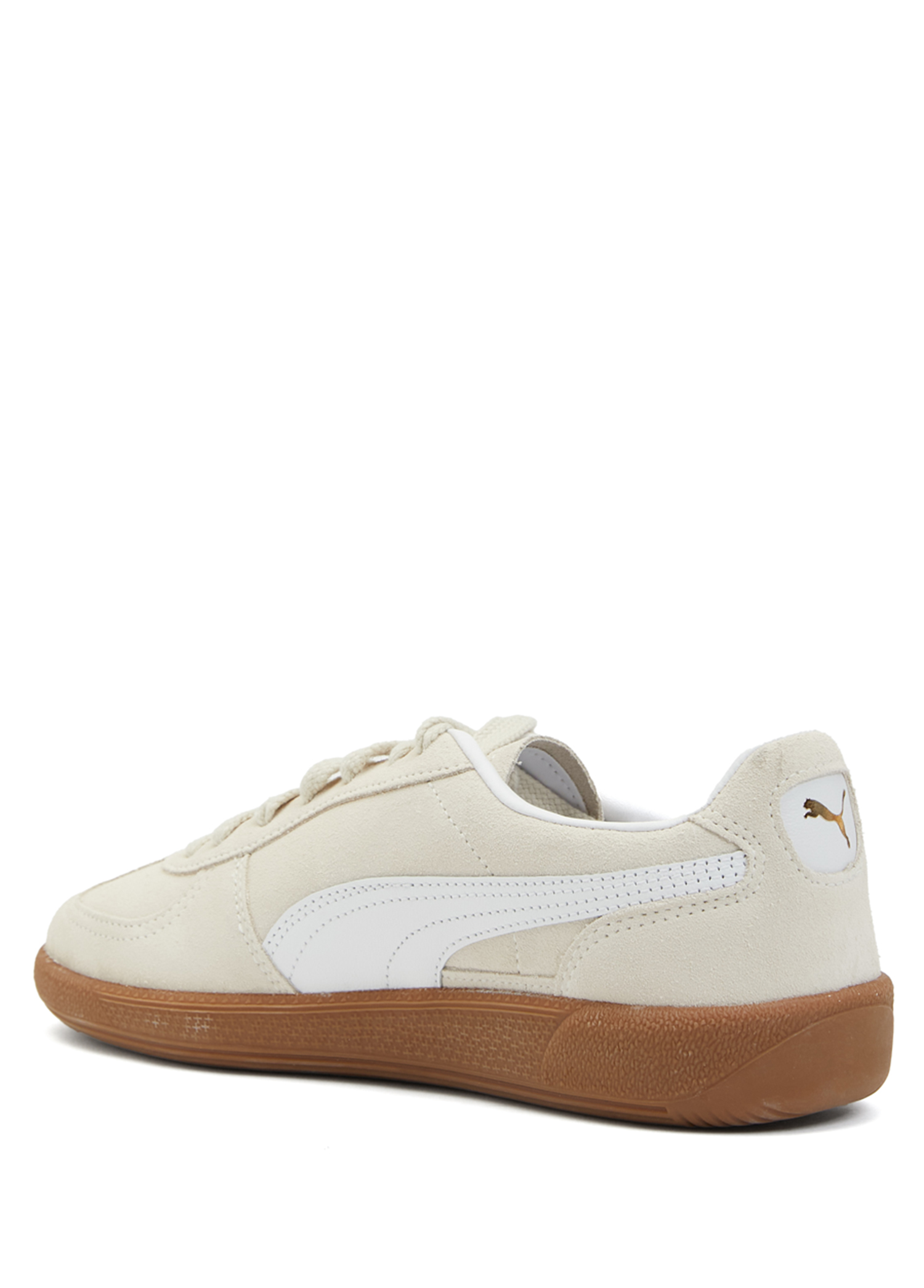 Puma Palermo Cream Womens Leather Sneakers