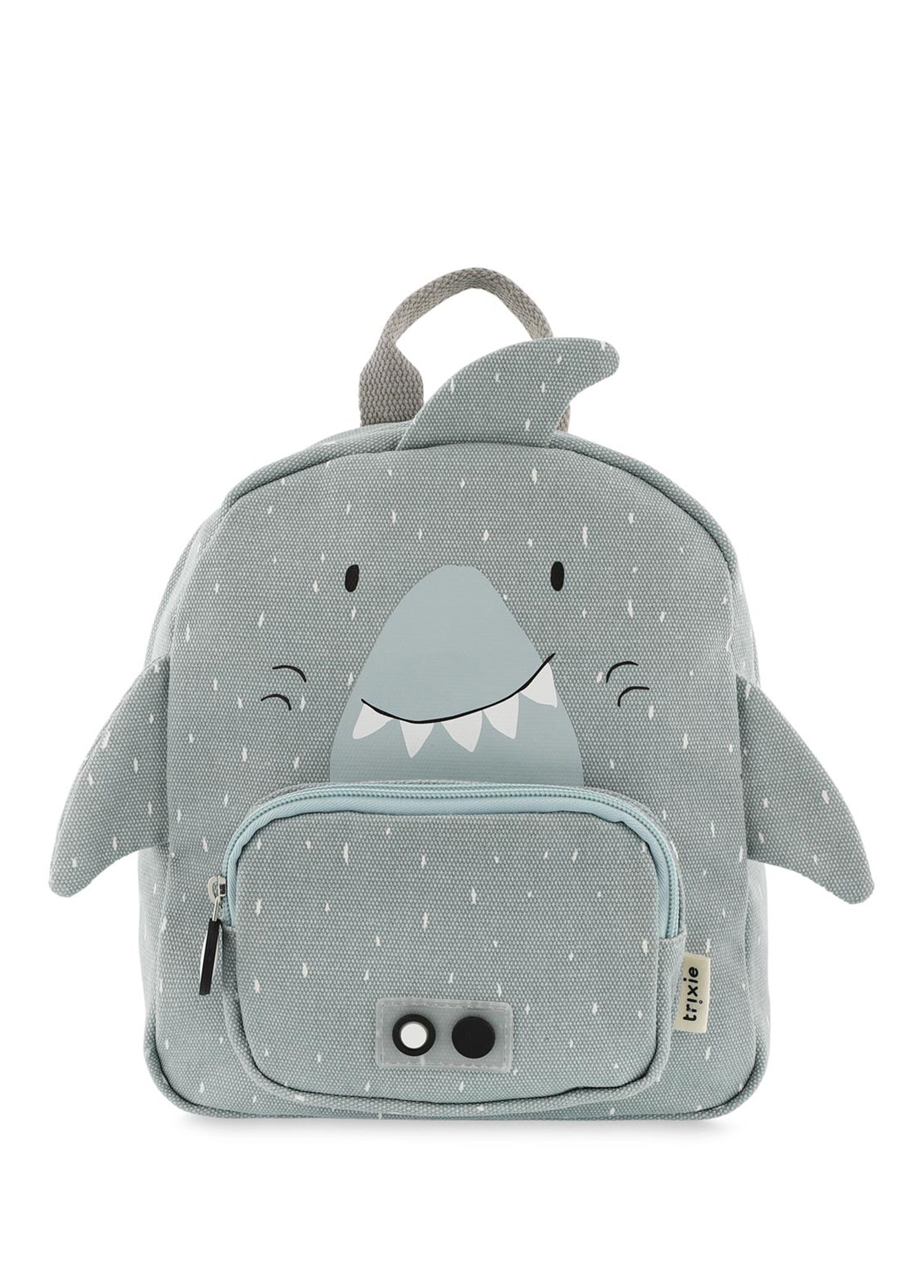 Mrs. Shark Backpack Gri Desenli Küçük Boy Unisex Çocuk Sırt Çantası