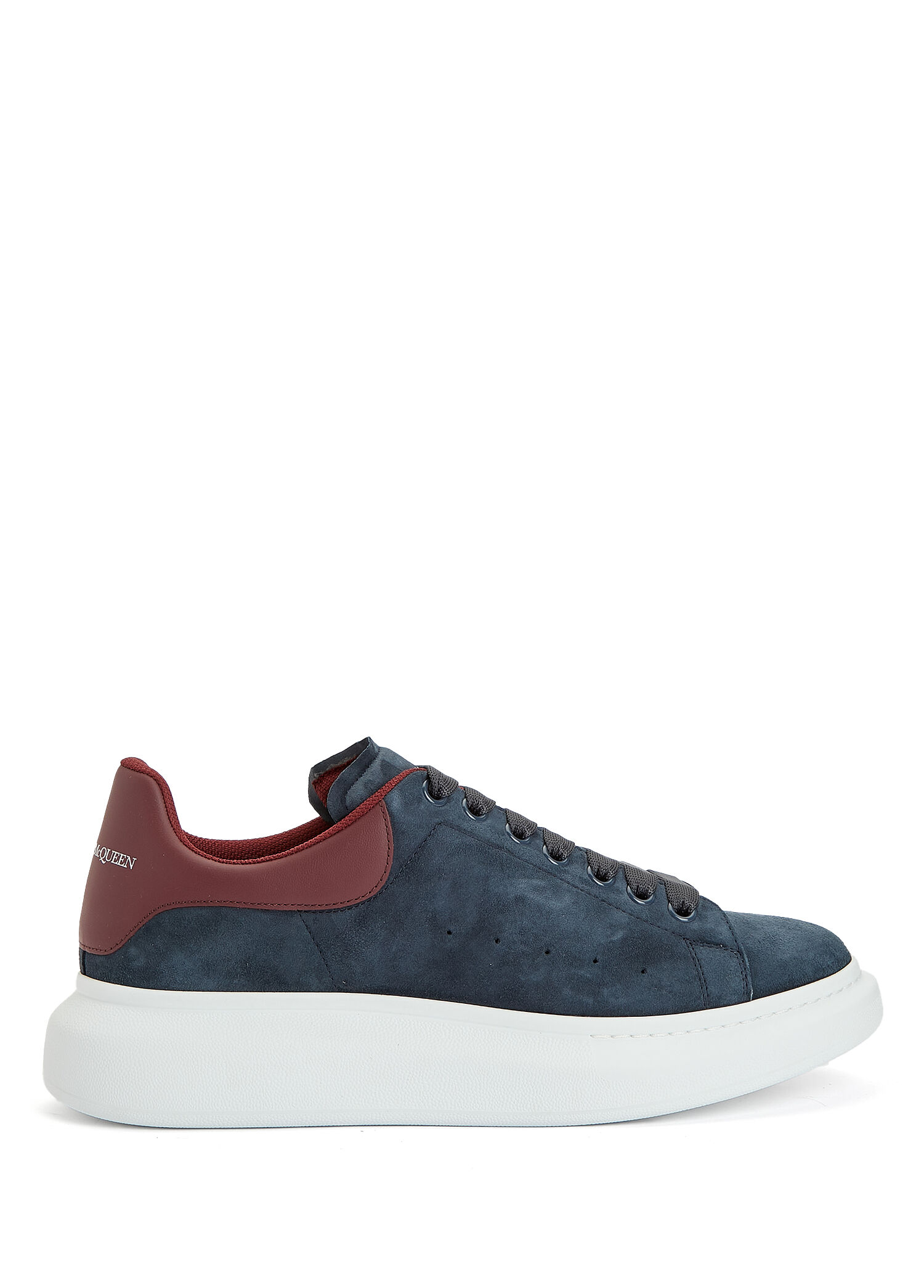 Oversized Lacivert Erkek Deri Sneaker