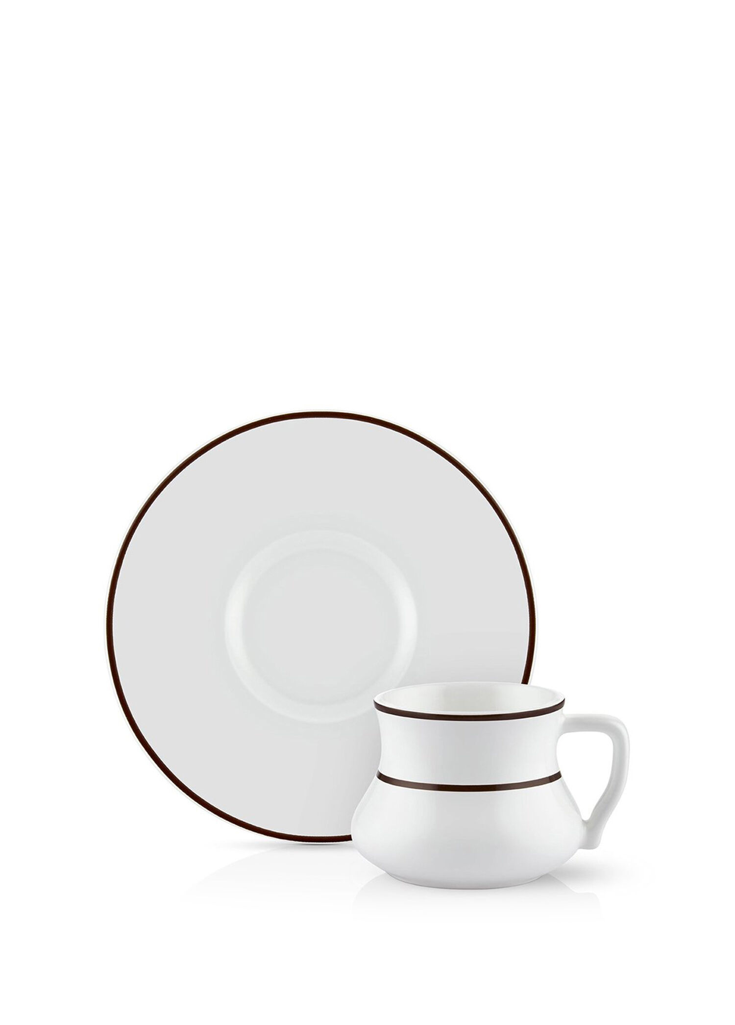 Alala 6'lı Bone China Porselen Türk Kahve Fincanı Seti