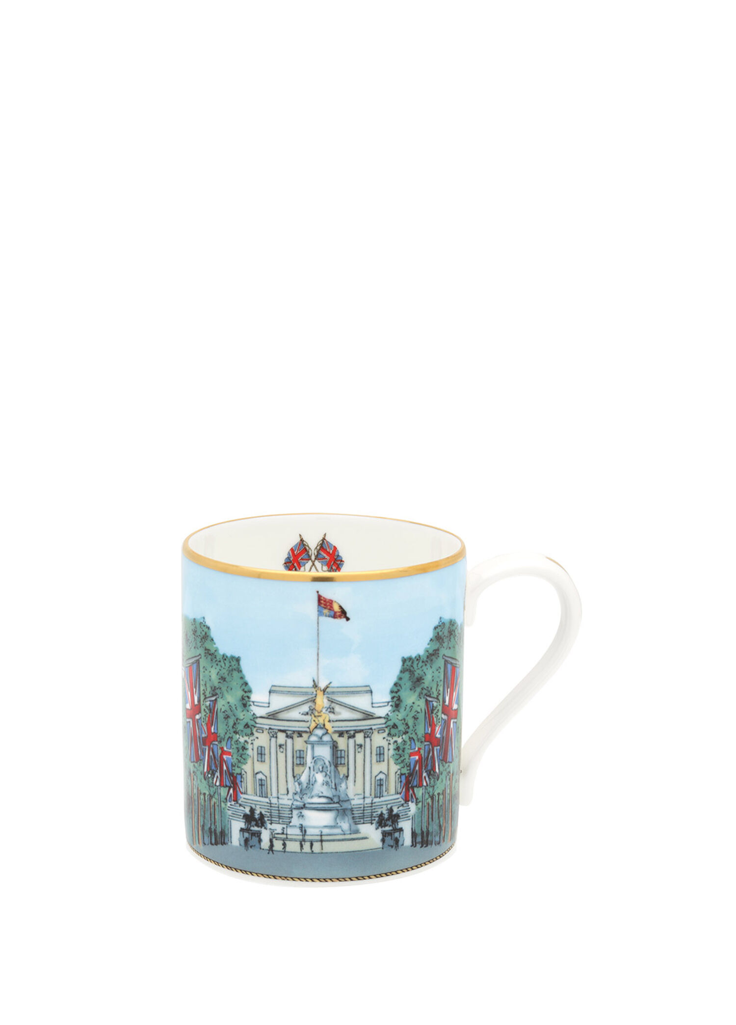 Buckingham Palace 24 Ayar Altın Ile Yaldızlı Porselen Kupa