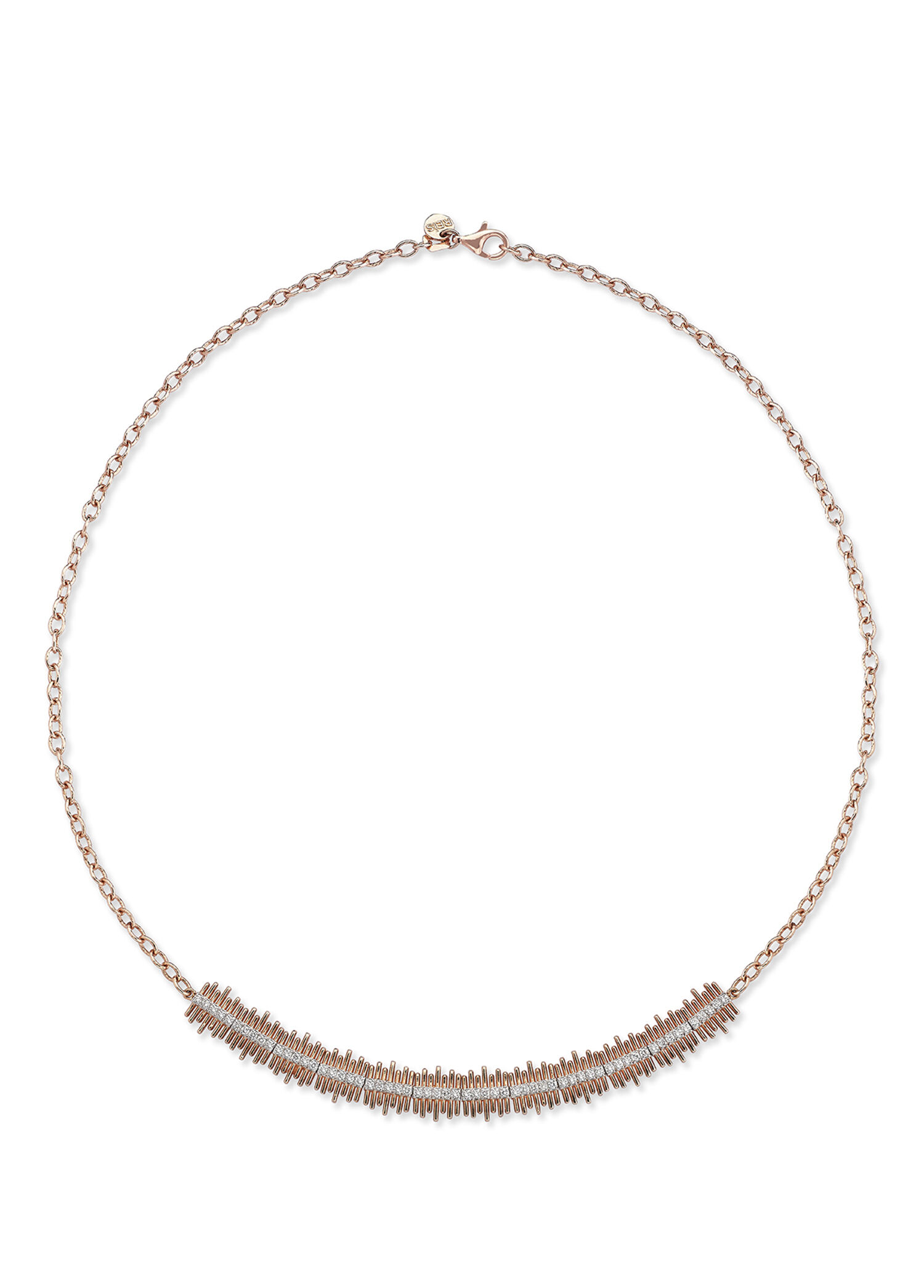 Prego Sei 14 Ayar Rose Gold Kadın Pırlanta Kolye