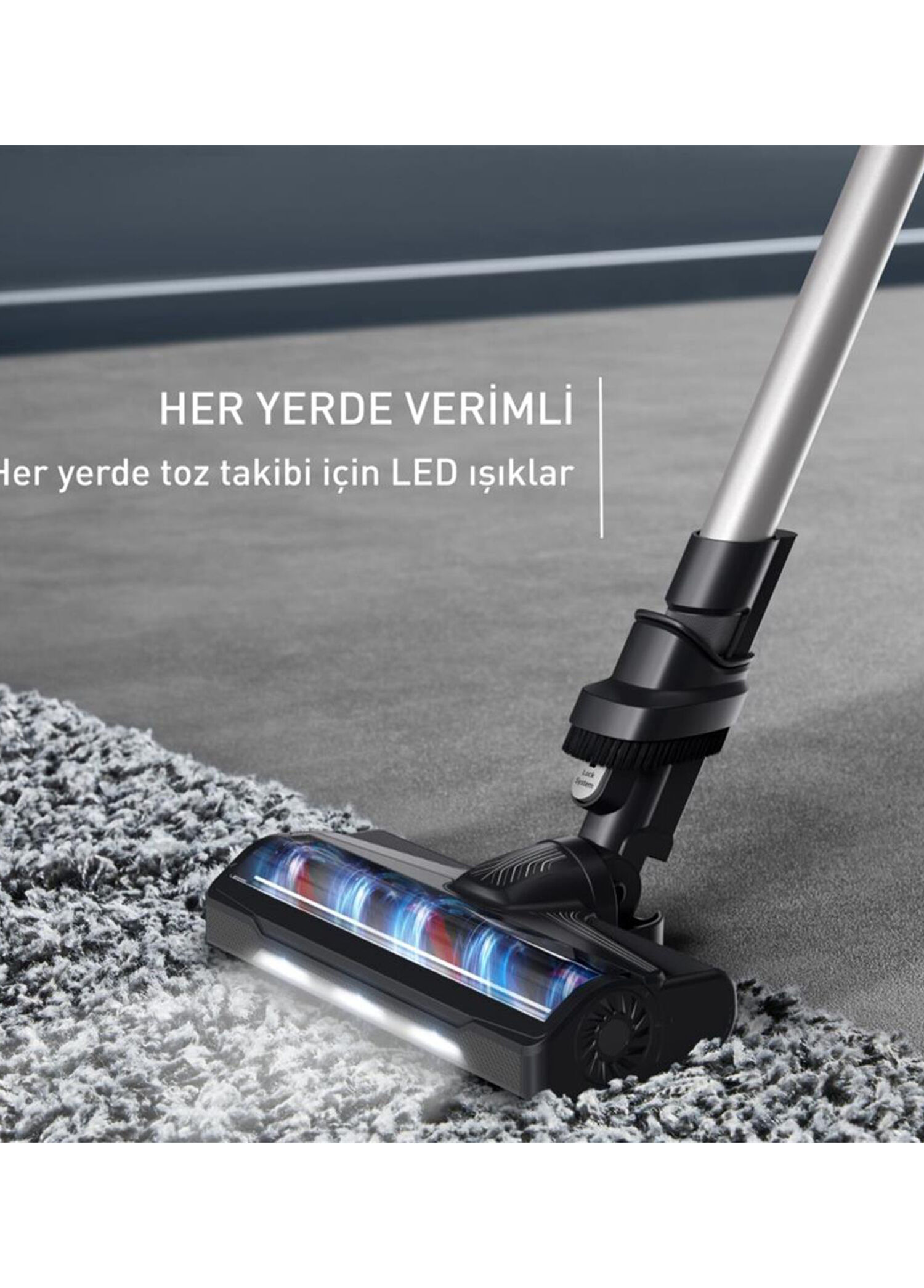 Tefal - TY6A35TR X-Pert 7.60 Allergy Kablosuz Şarjlı Dikey Süpürge
