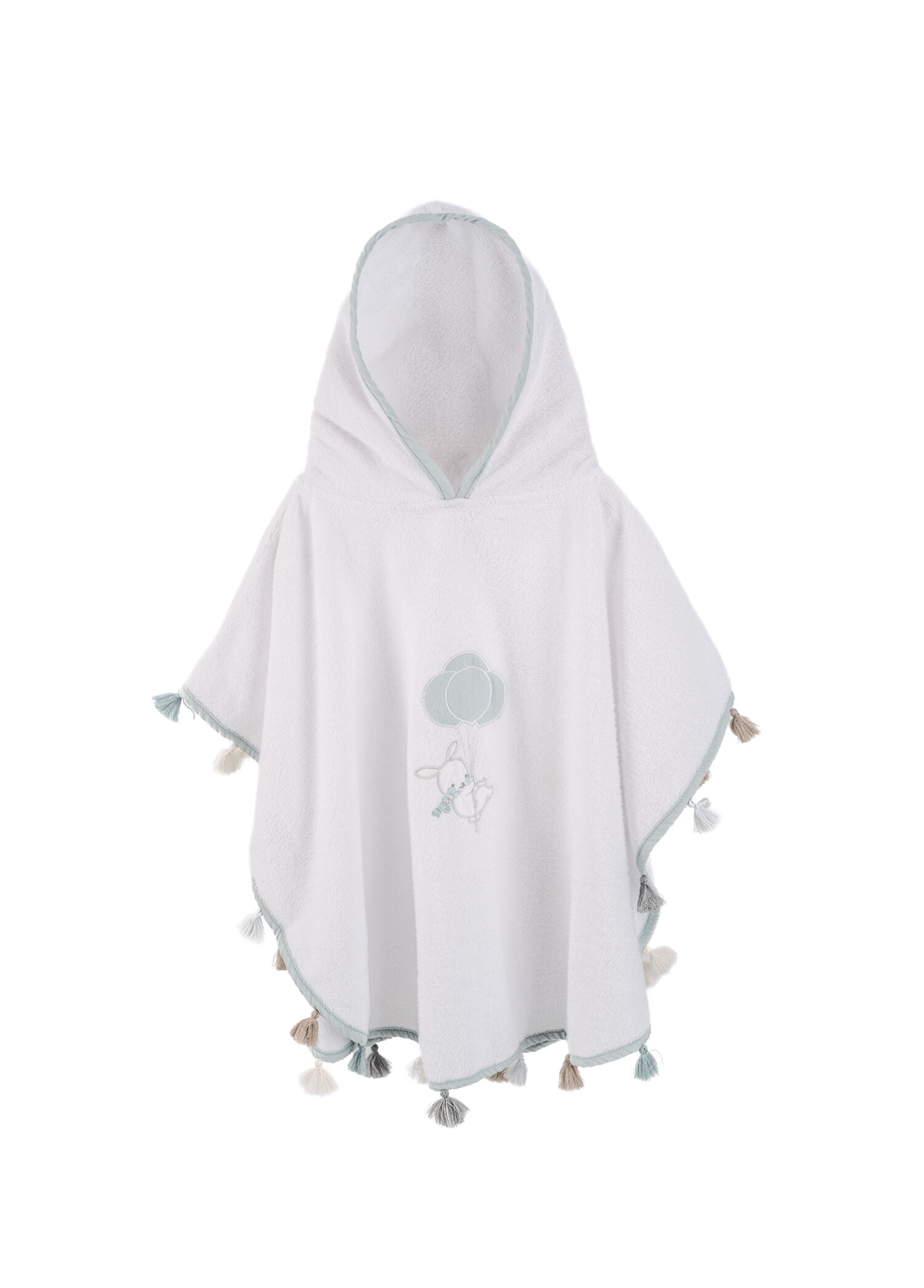 Ruby Rabbit Bambu Unisex Bebek ve Çocuk Panço Havlu