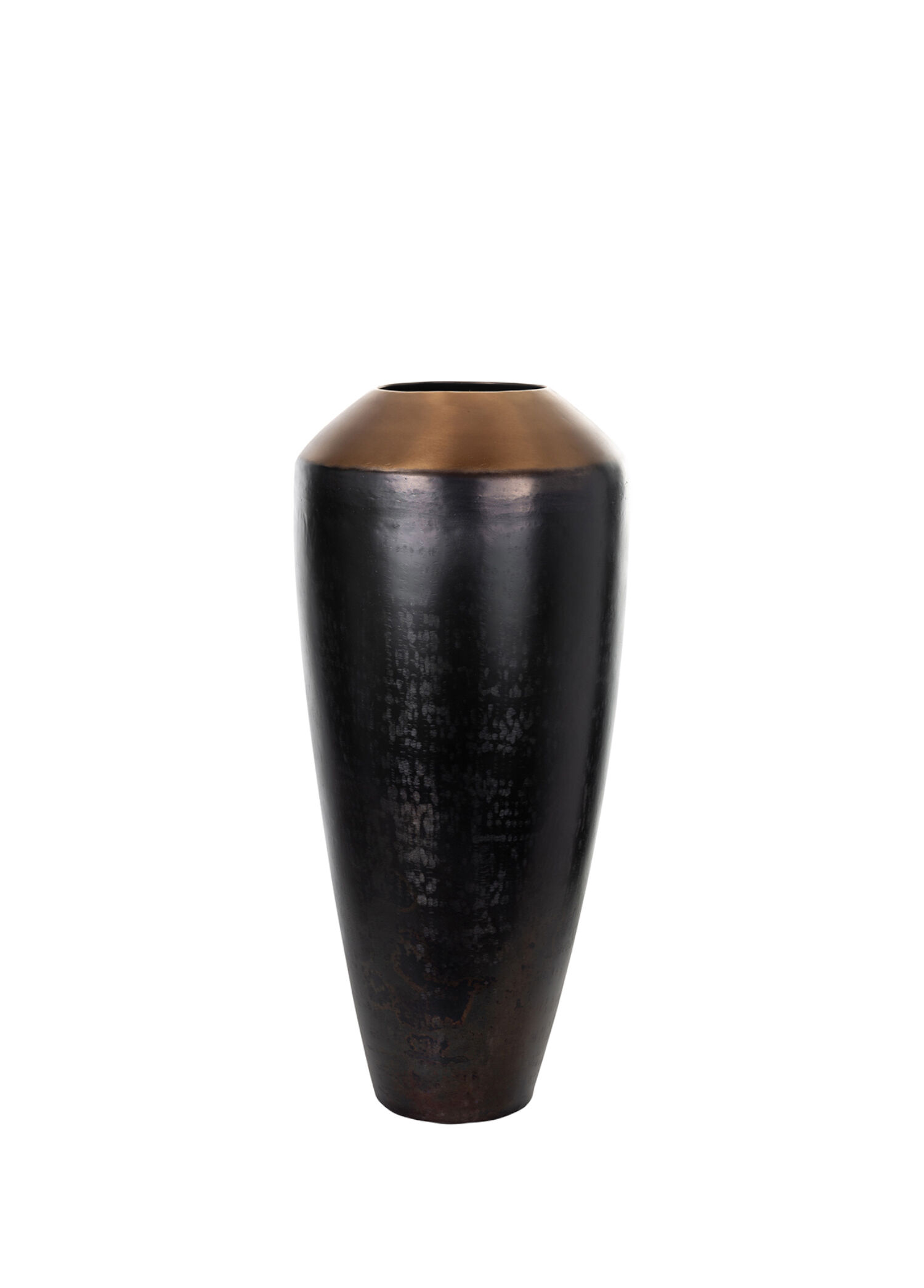 Danito Siyah Metal Vazo 25x55 cm