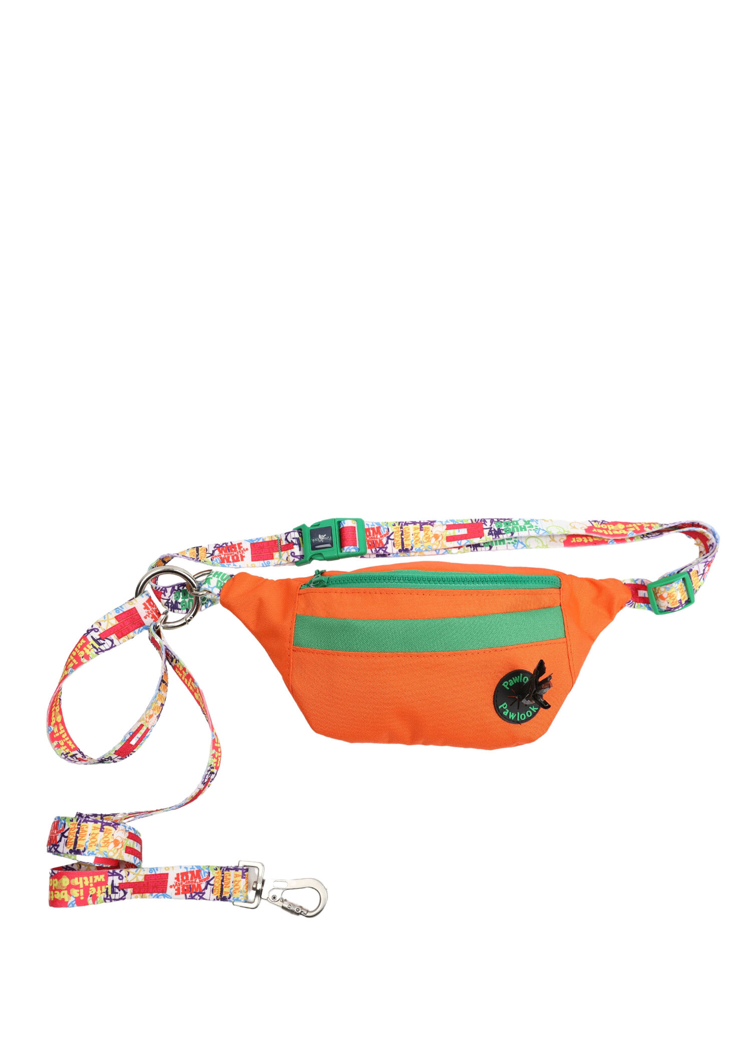 Handsfree Free Bag Turuncu Tasma Köpek Gezdirme Kayışı
