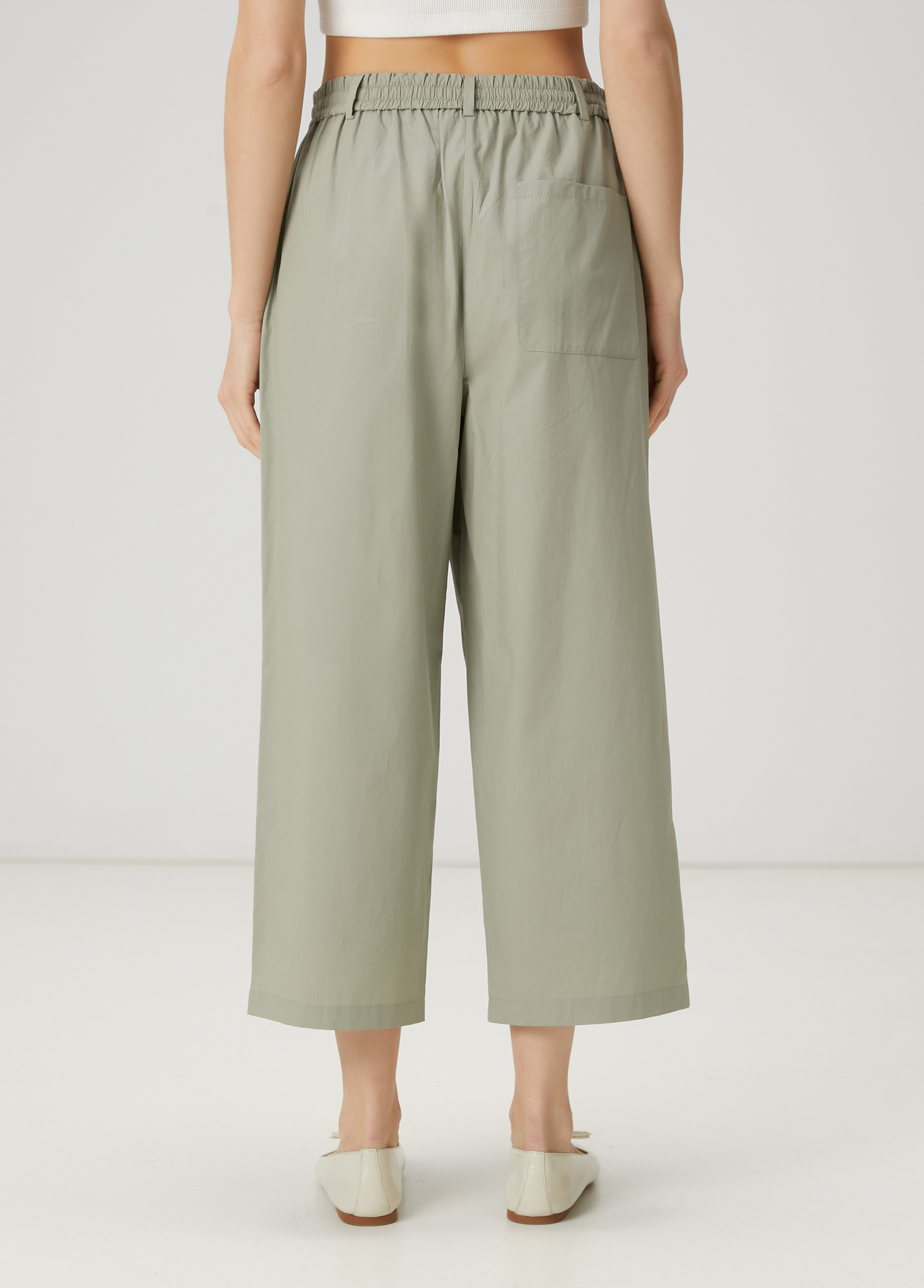 Mint Poplin Pantolon_3