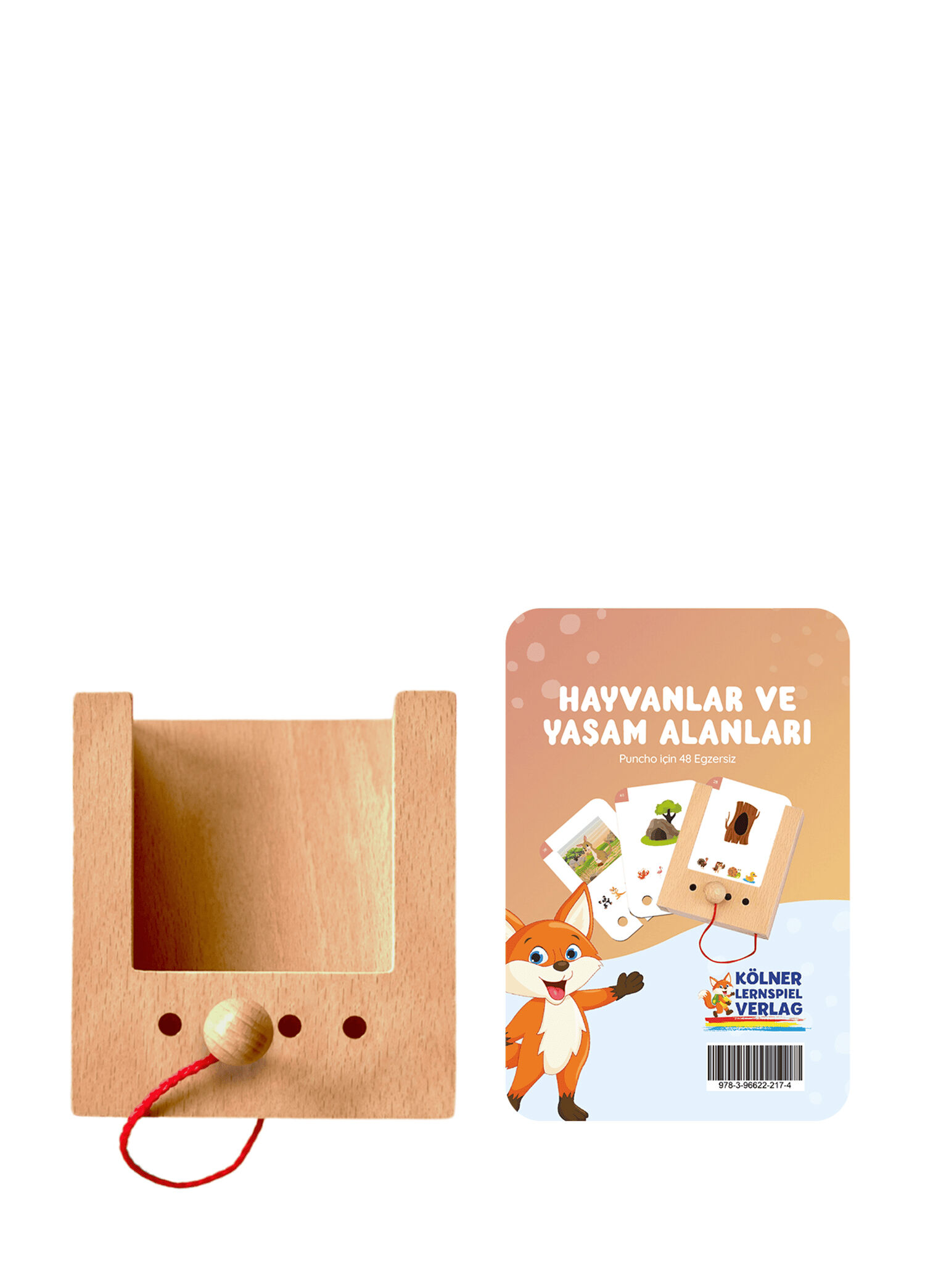 Hayvanlar ve Yaşam Alanları Ahşap Eğitici Oyun Seti