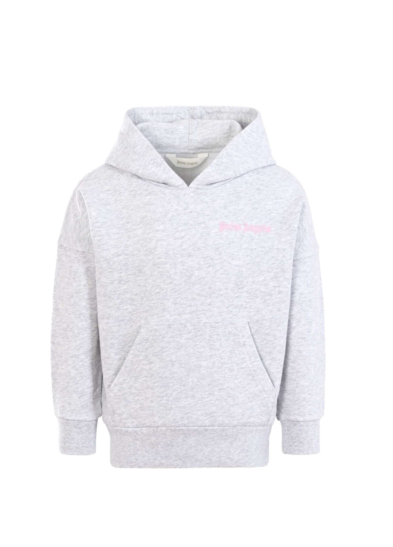 Gri Pembe Kapüşonlu Kız Çocuk Sweatshirt