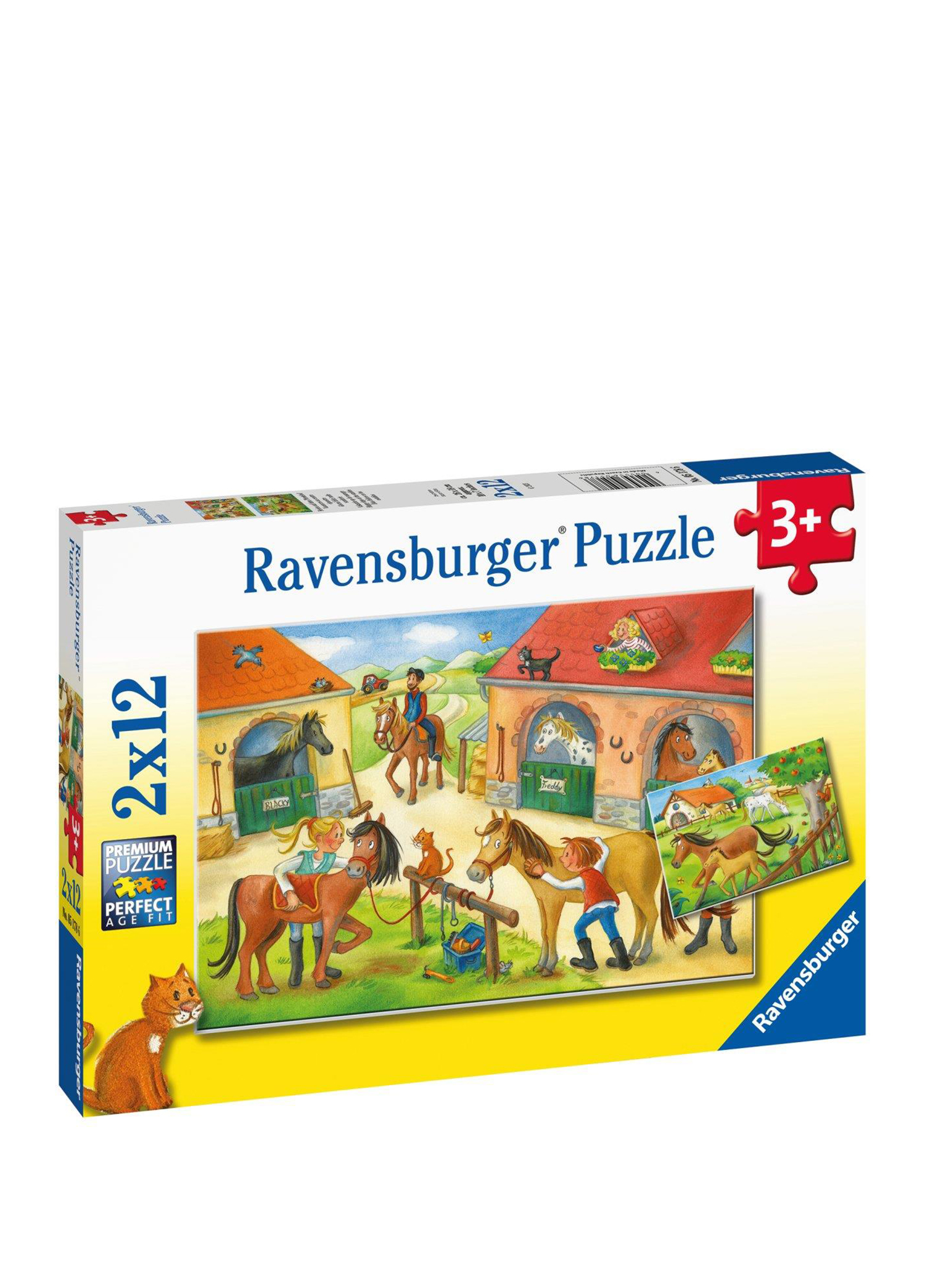 At Çiftliği 2x12 Parça Çocuk Puzzle 051786