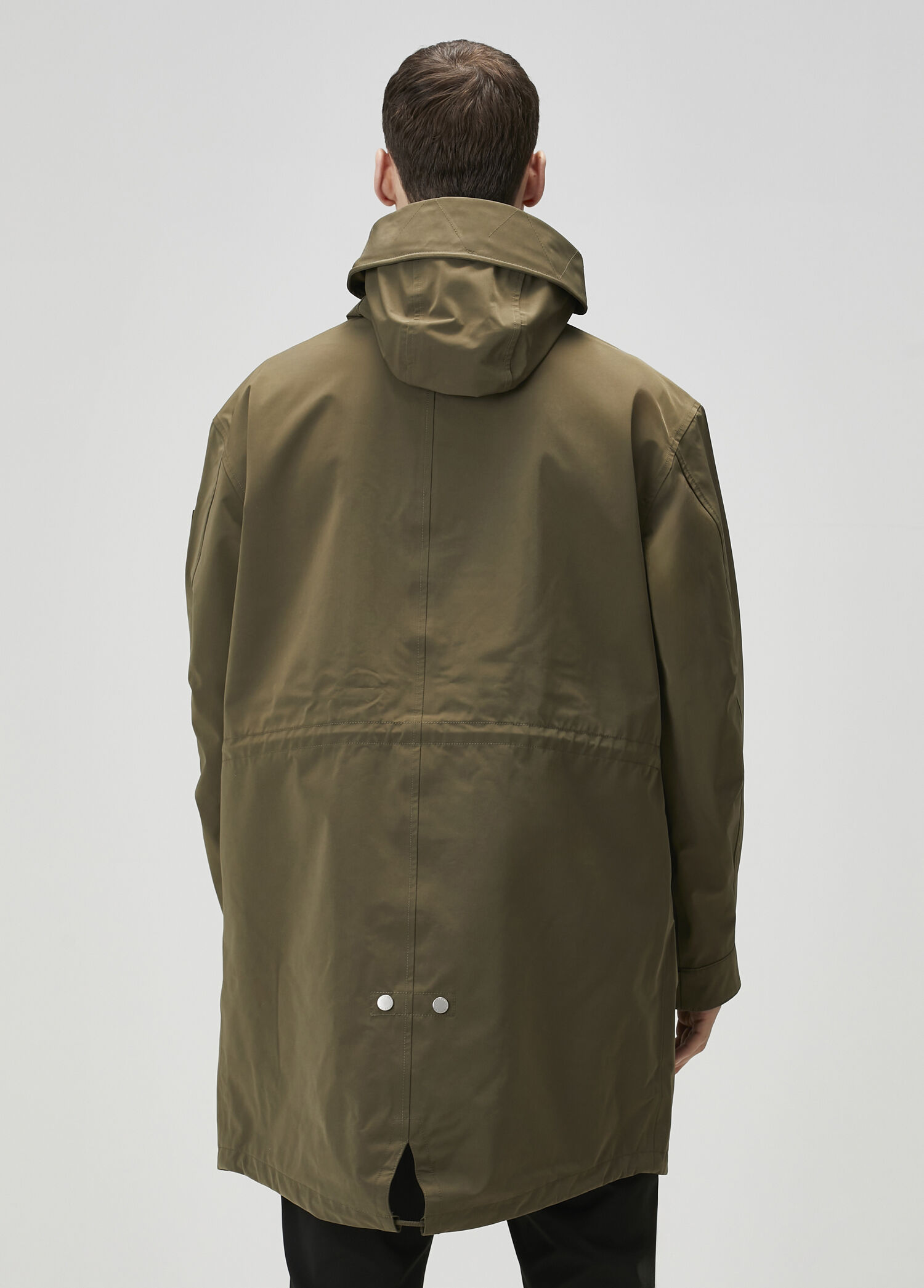 Tommy Hilfiger - Wet Weather Haki Kapüşonlu Parka - Haki