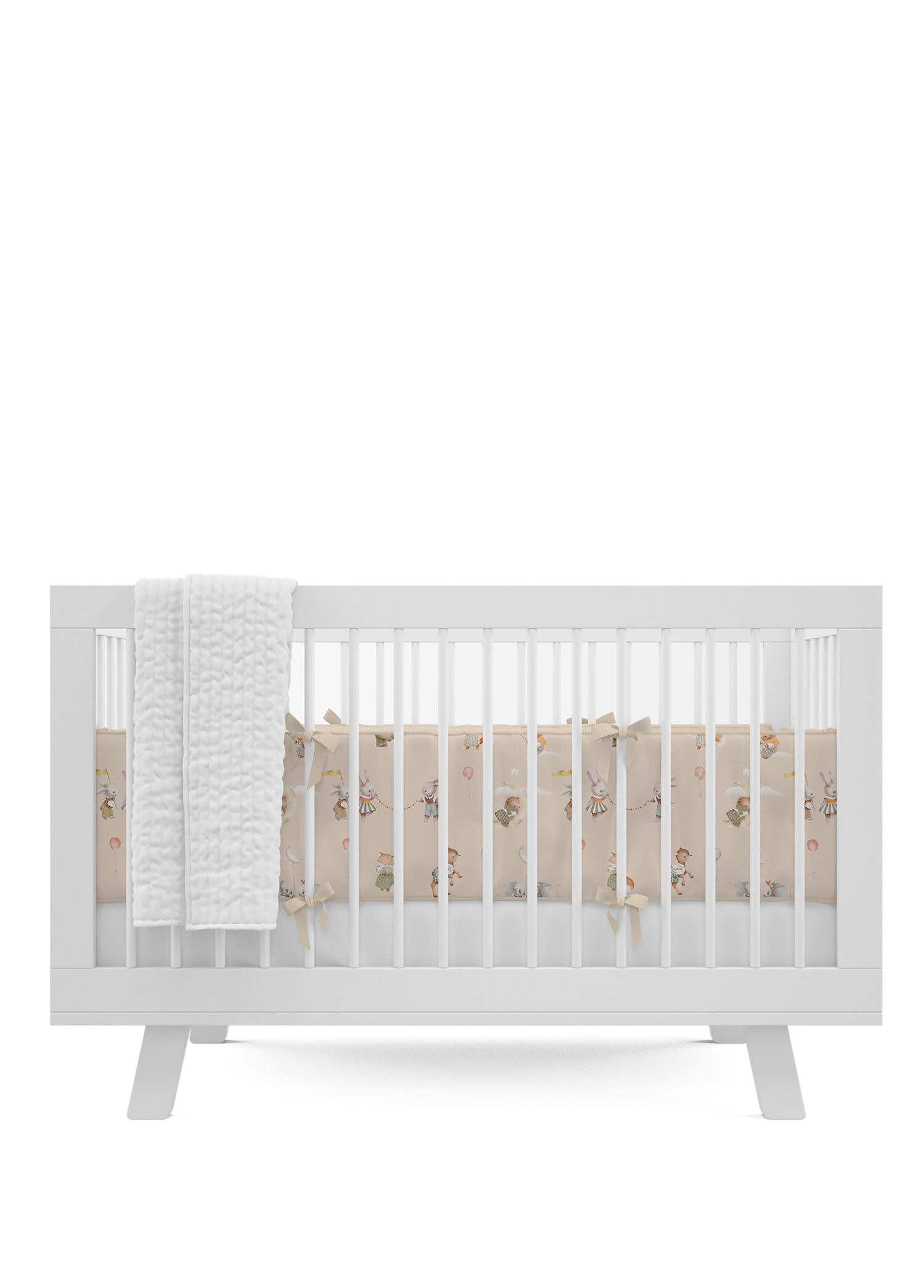 Luna Bumper Pamuklu Beşik Yan Koruma 60 x 120 cm