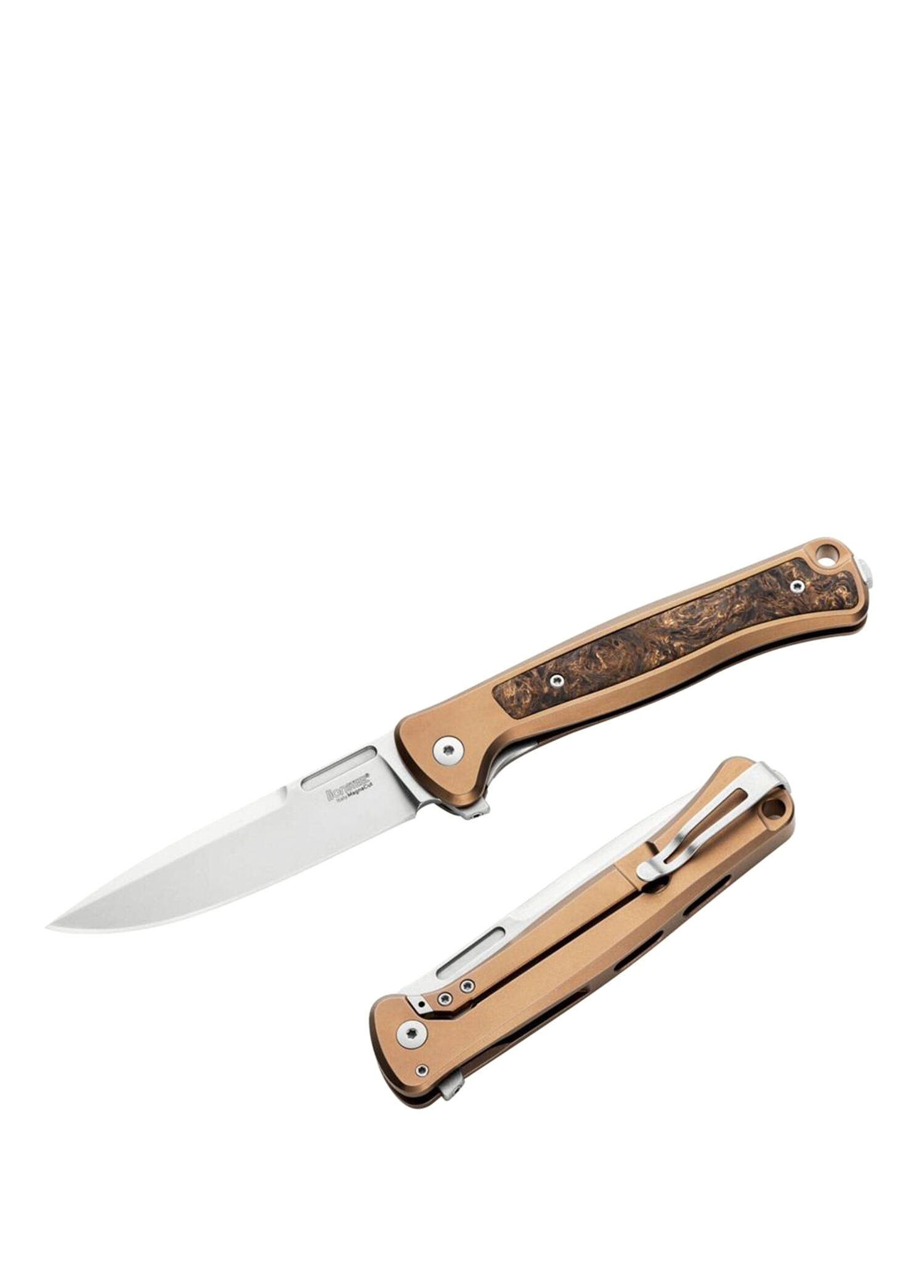 Skinny Kahverengi Titanyum Bronze Çakı