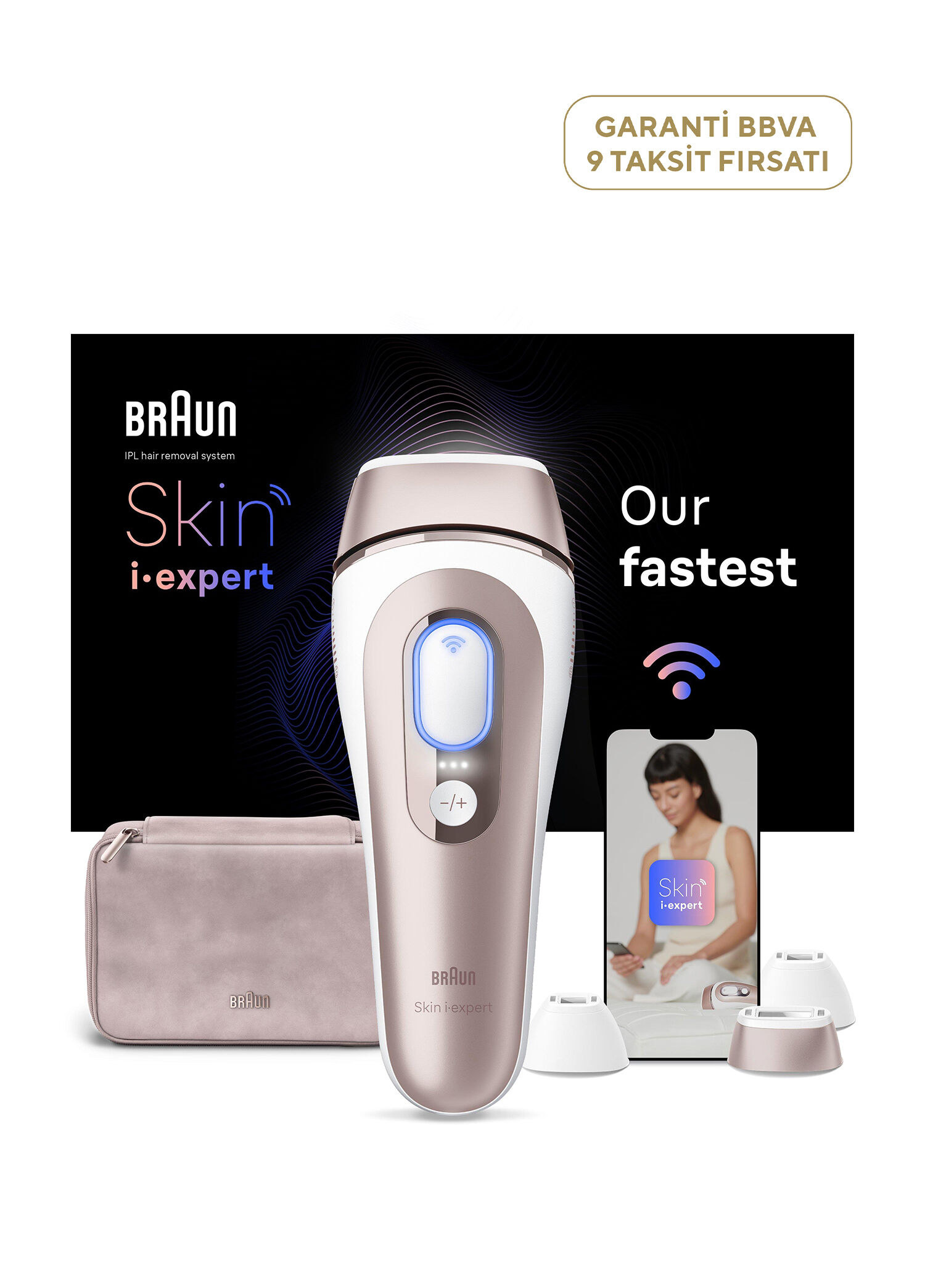IPL Skin i·Expert + Çanta + Gillette Venus + 3 Başlık PL7257