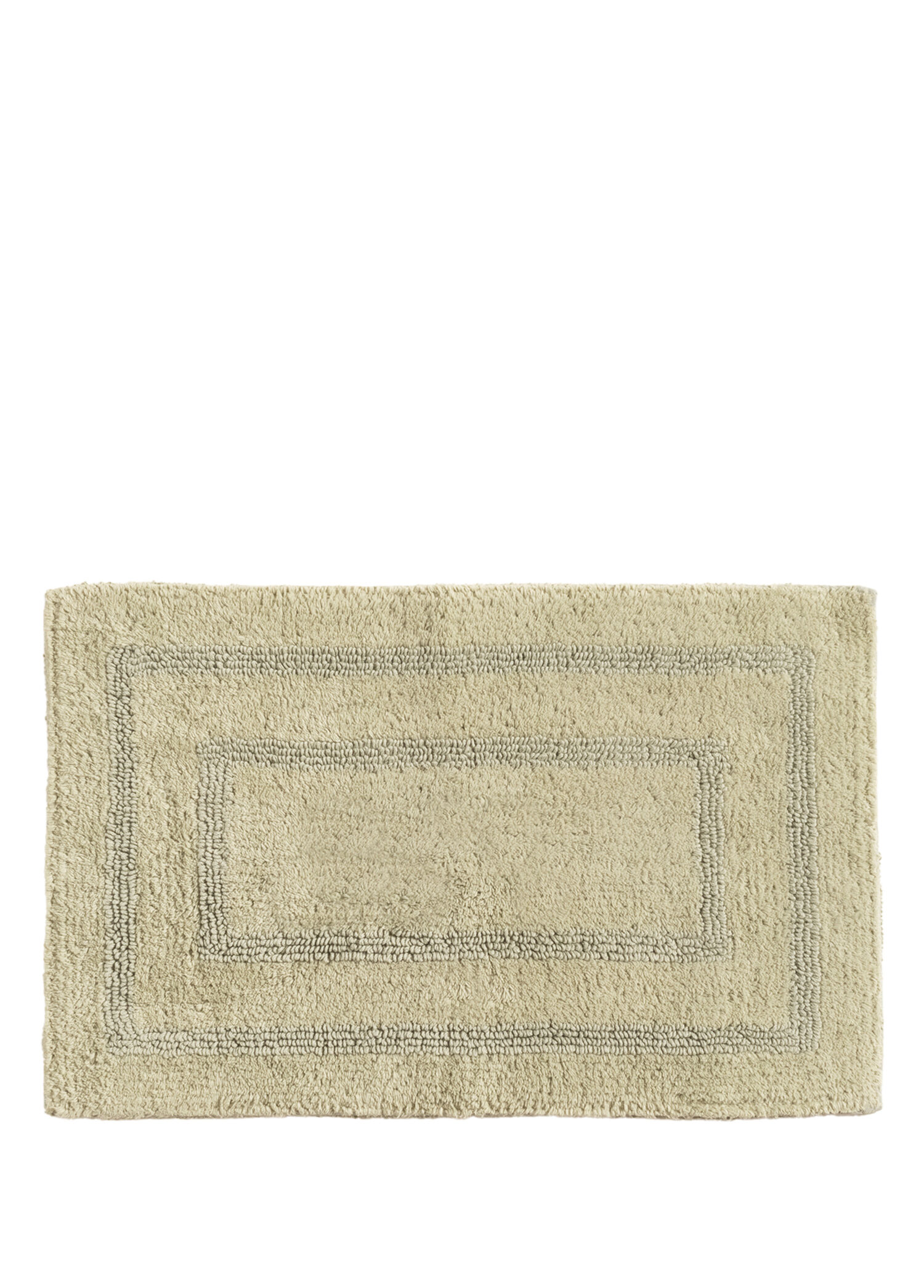 Solid  Yeşil %100 Pamuk Çift Taraflı Banyo Paspası 60 x 90 cm